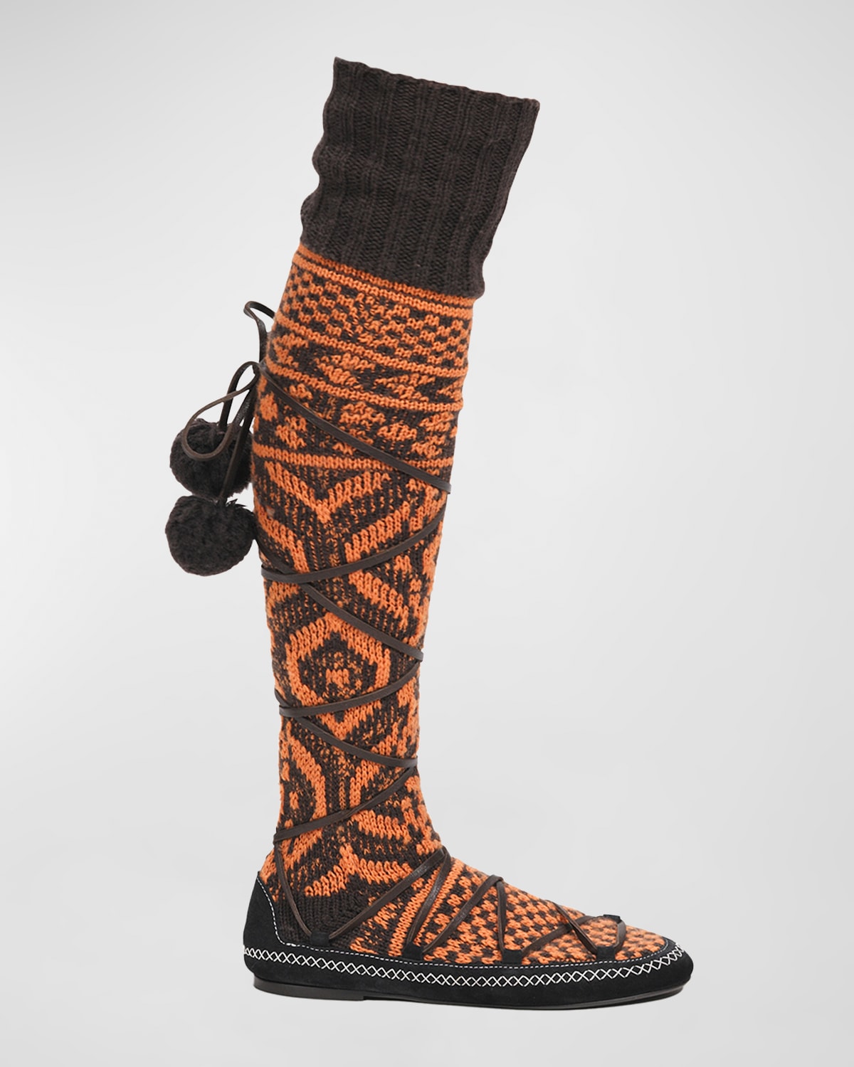 La DoubleJ Artisan Knit Over-The-Knee Sock Boots