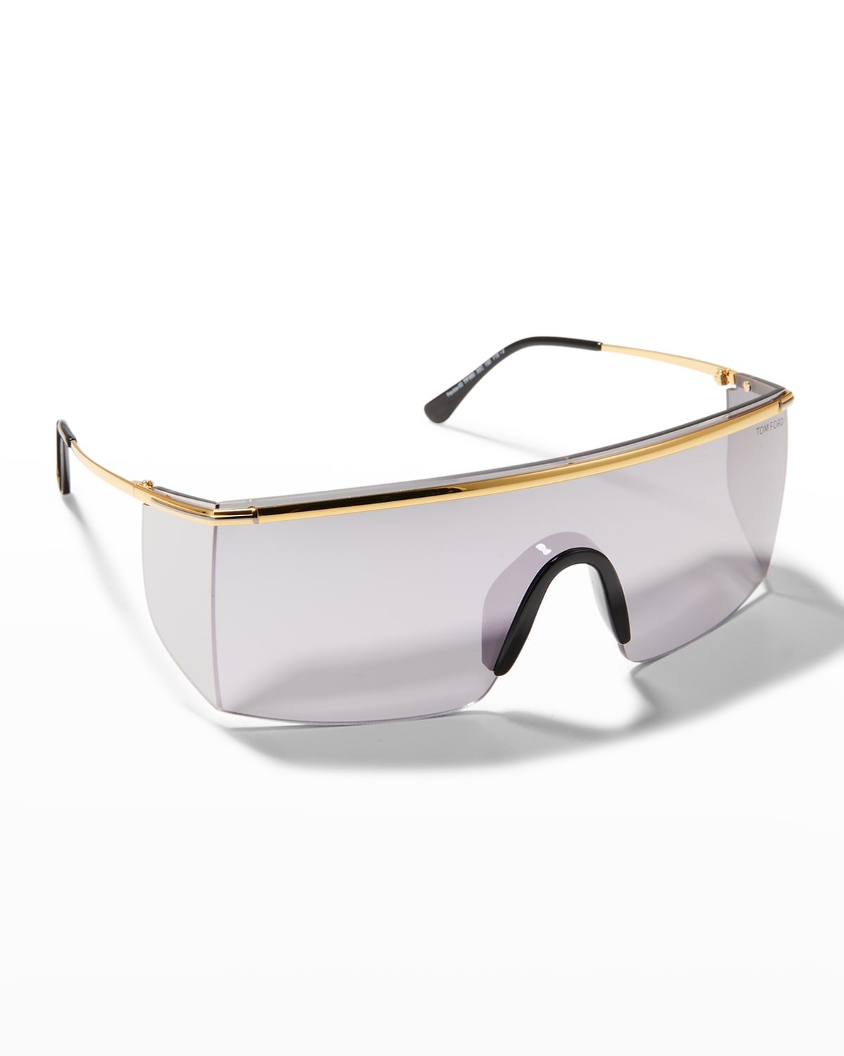 TOM FORD Pavlos Metal Shield Sunglasses | Smart Closet