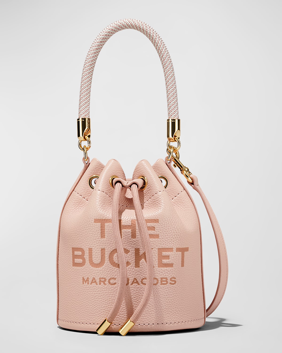 Marc Jacobs The Leather Bucket Bag In Rose