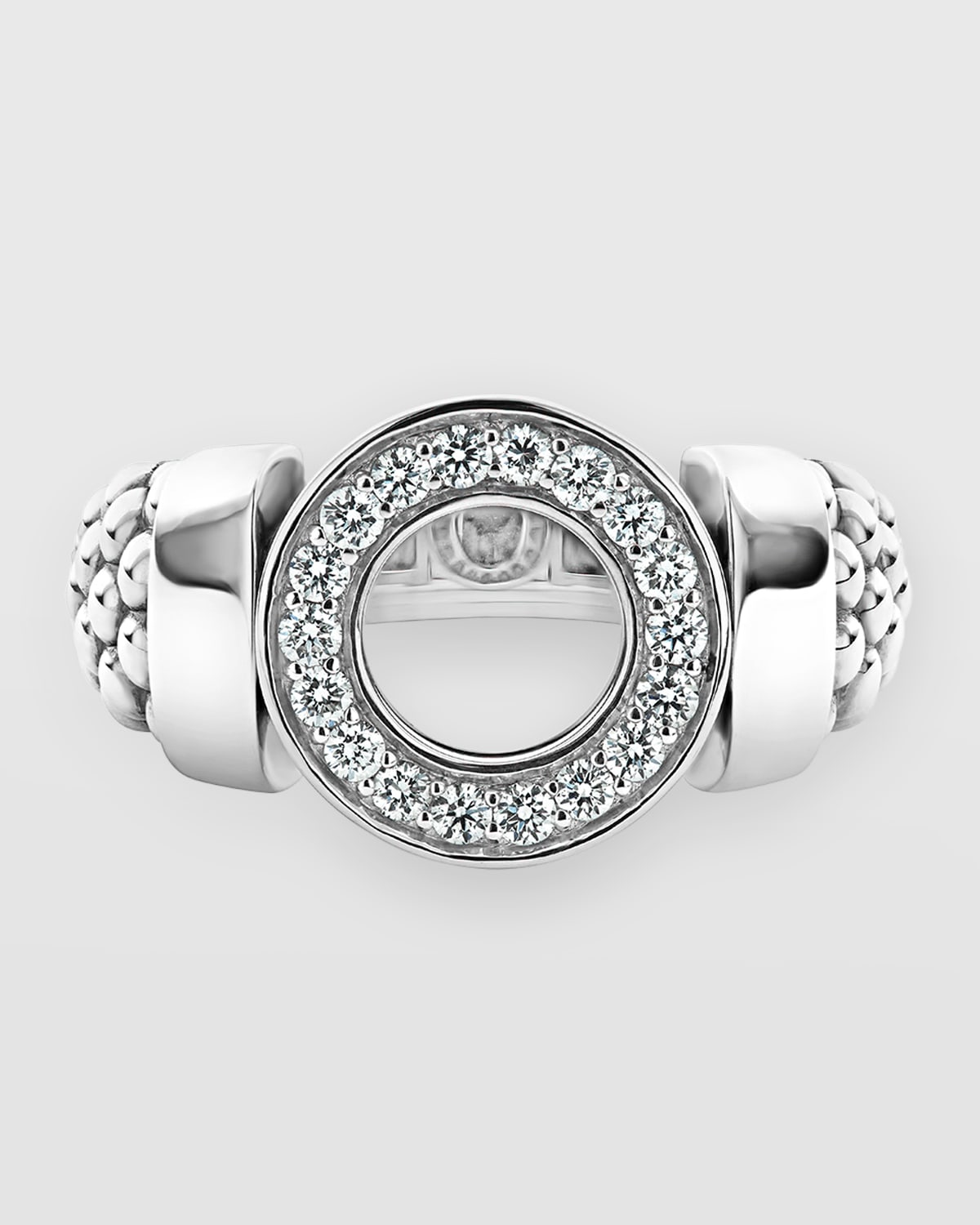 Caviar Spark 13mm Diamond Circle Ring