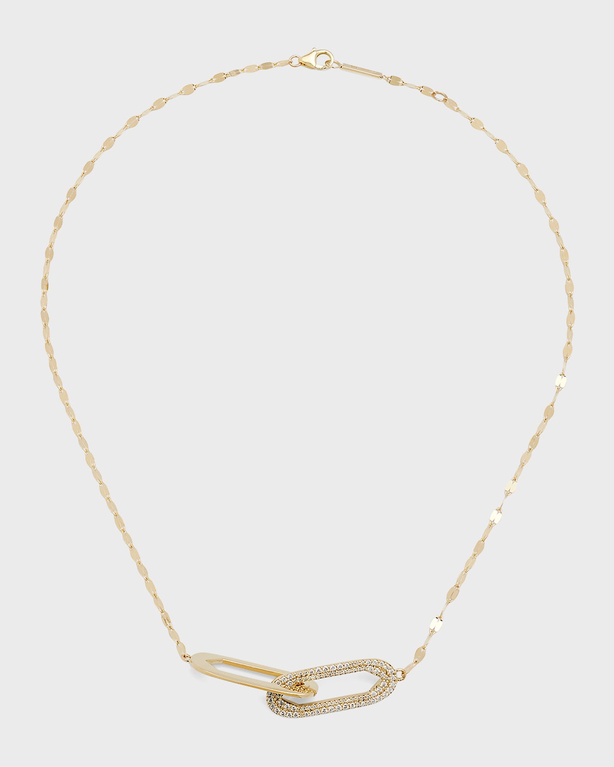 Lana Women's Flawless 14k Yellow Gold & 0.4884 Tcw Diamond Oblong-link Necklace