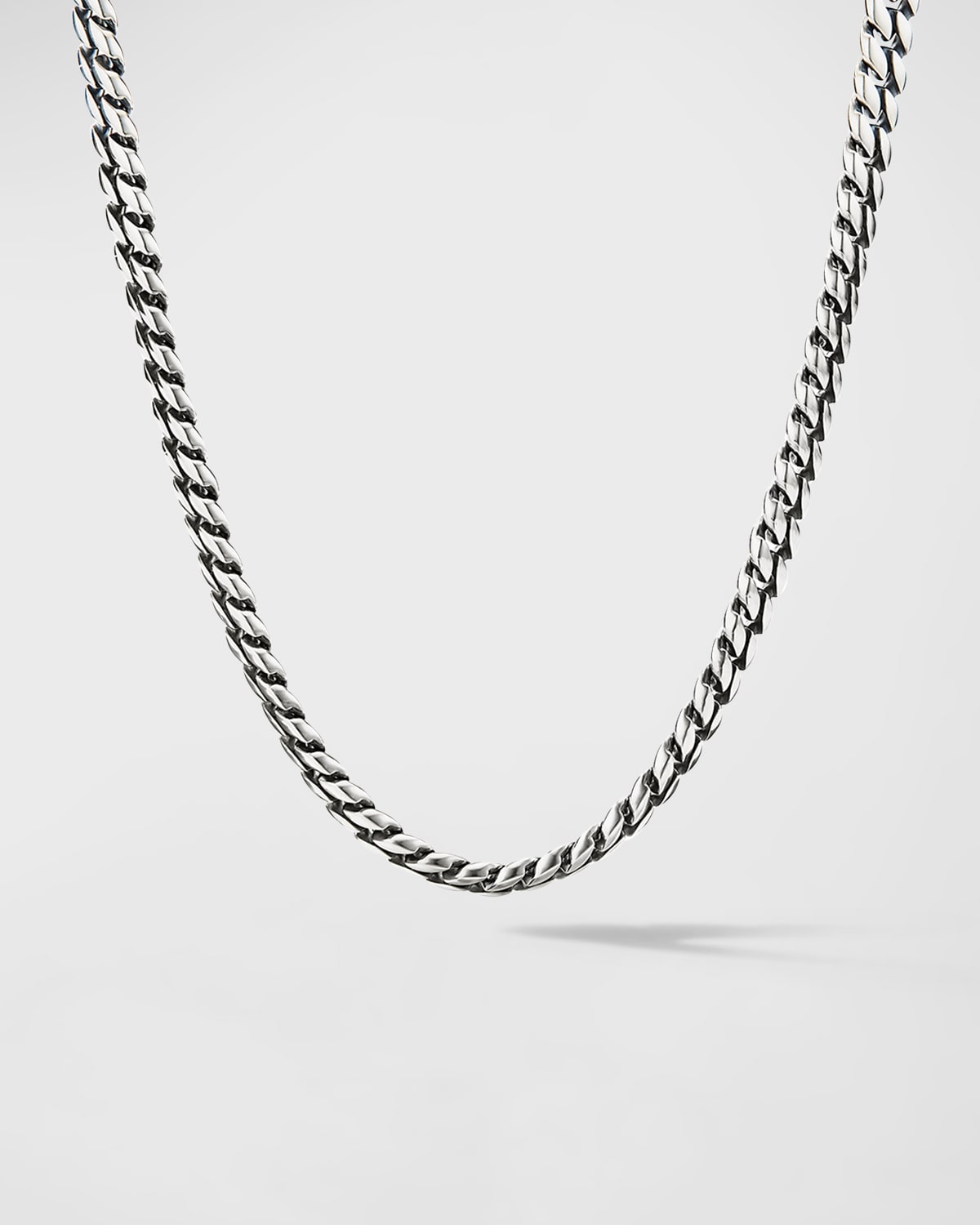 David Yurman 8mm Men's Curb Chain Necklace in Silver