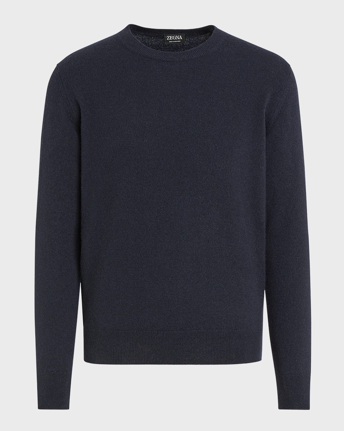 ZEGNA MEN'S CASHMERE CREWNECK SWEATER