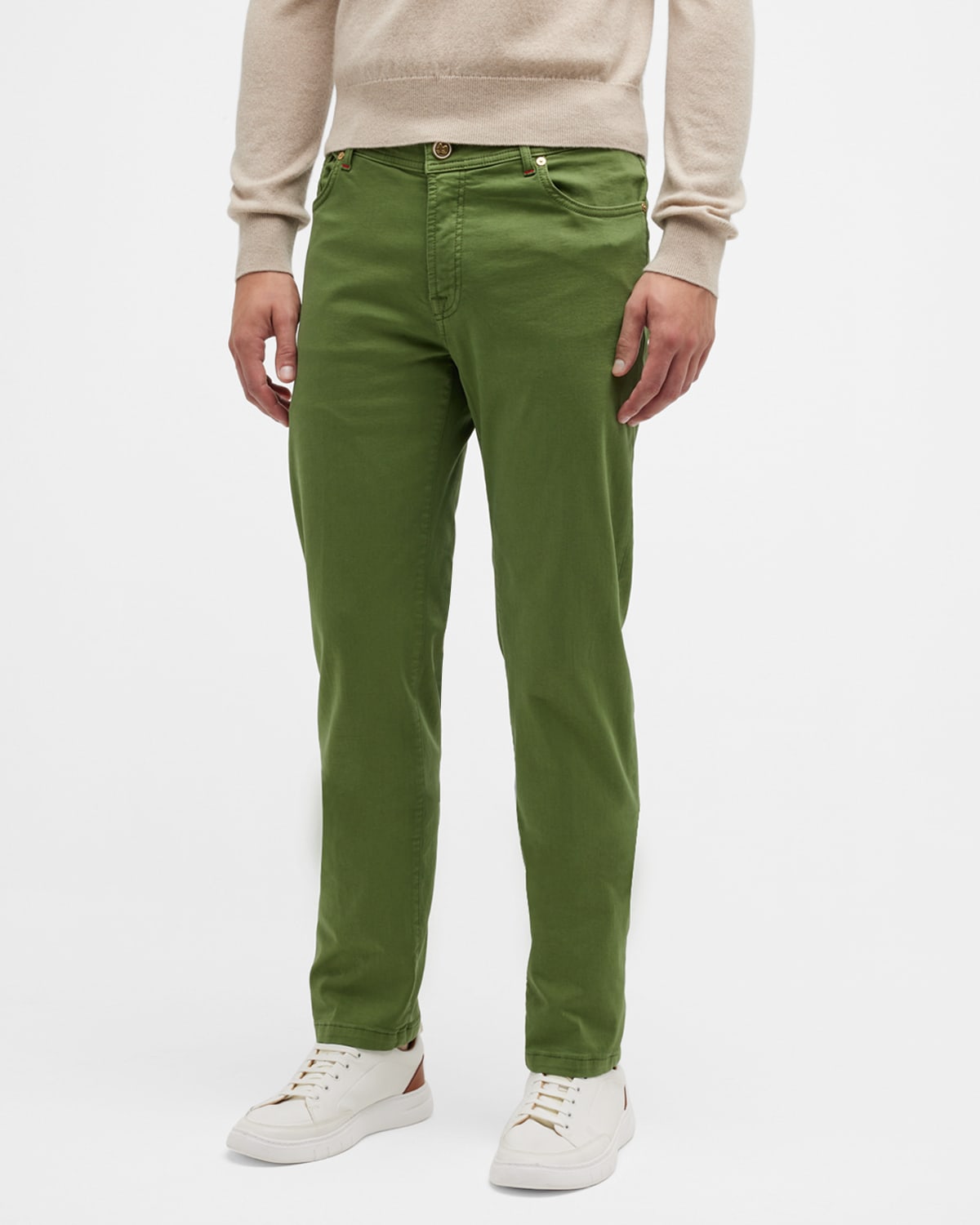 Marco Pescarolo Men's Cashmere Stretch 5-Pocket Pants