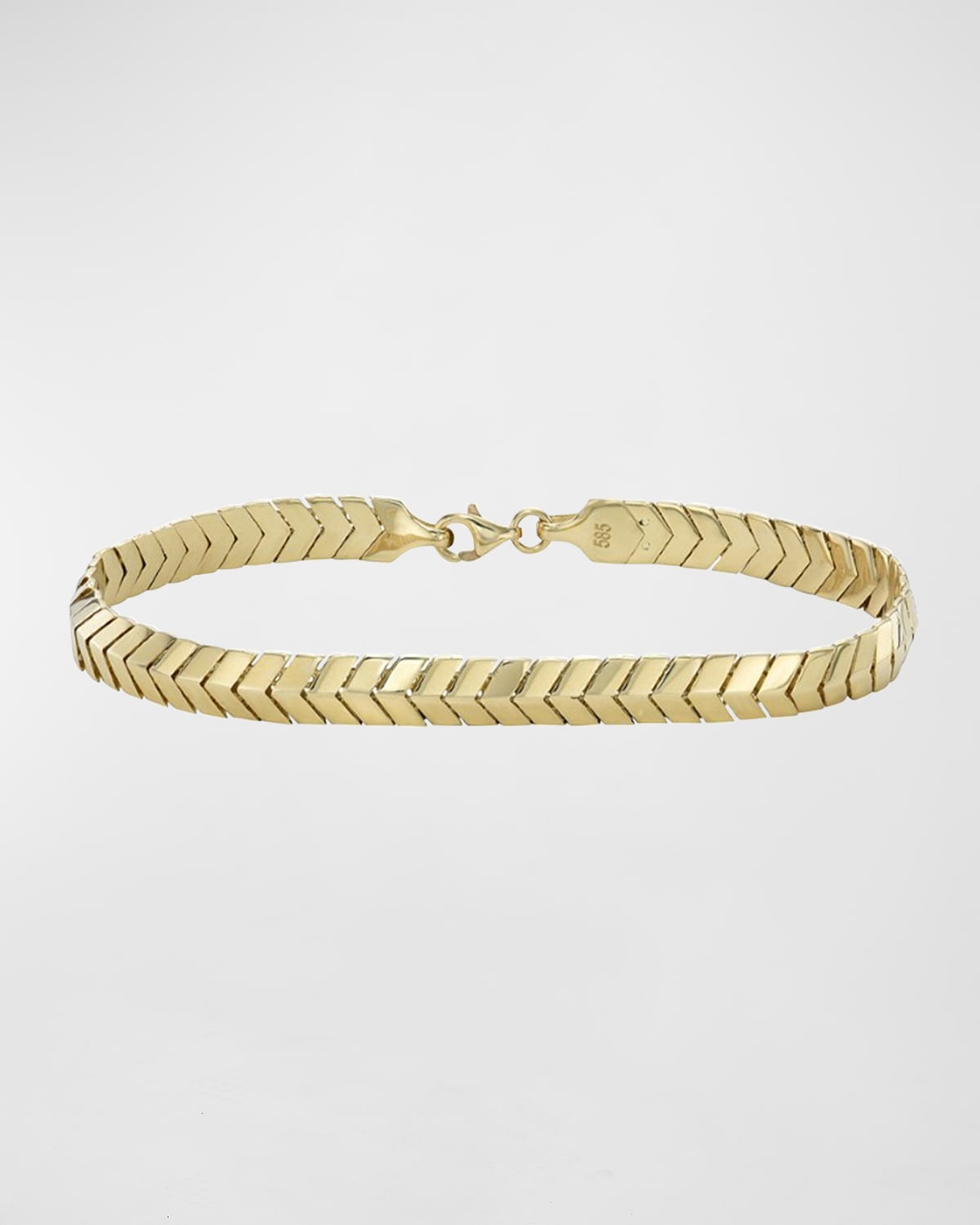 Zoe Lev Jewelry 14k Gold Chevron Bracelet