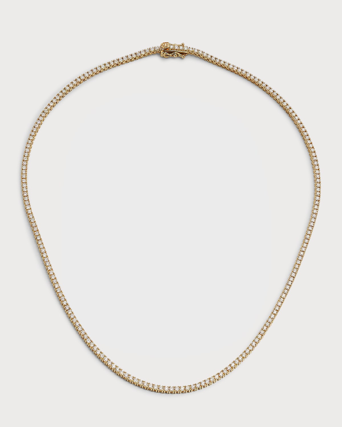 Diamond Tennis Necklace, 4.7tcw