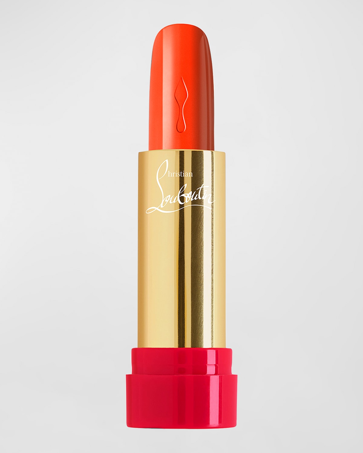Shop Christian Louboutin So Glow Lipstick Refill In Orange Euphory 9