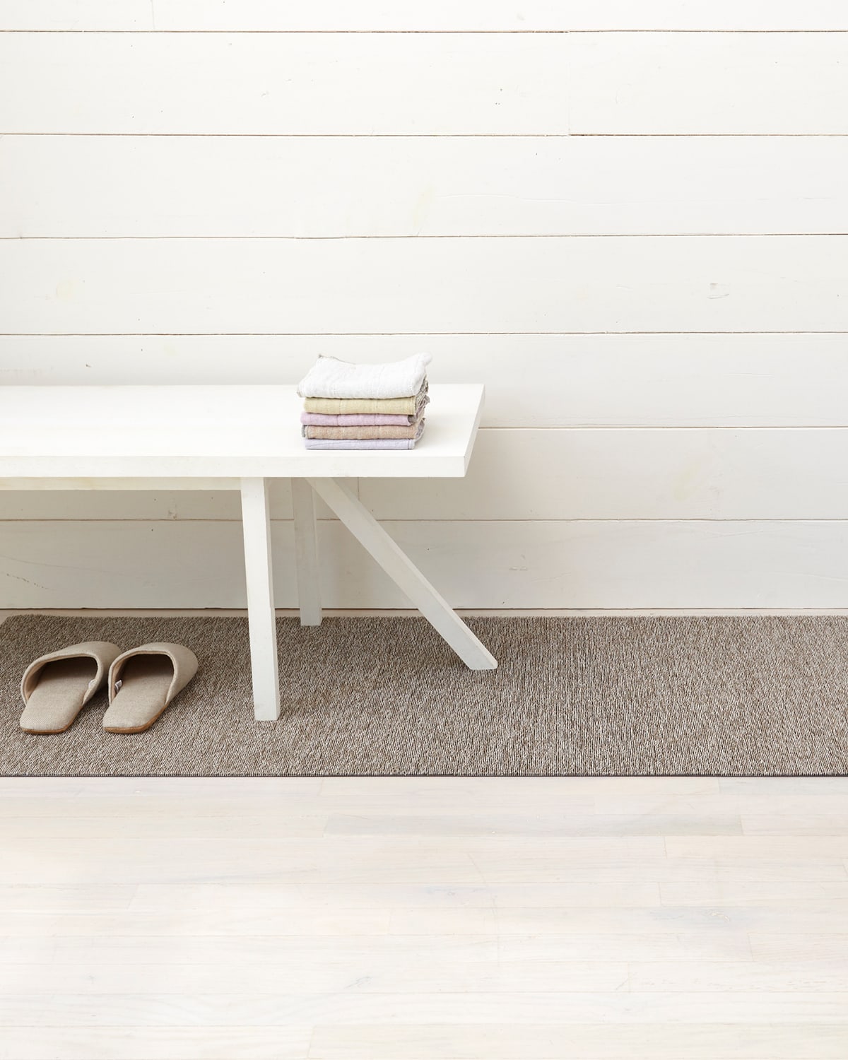 Shop Chilewich Heathered Shag Runner, 2' X 6' In Pebble