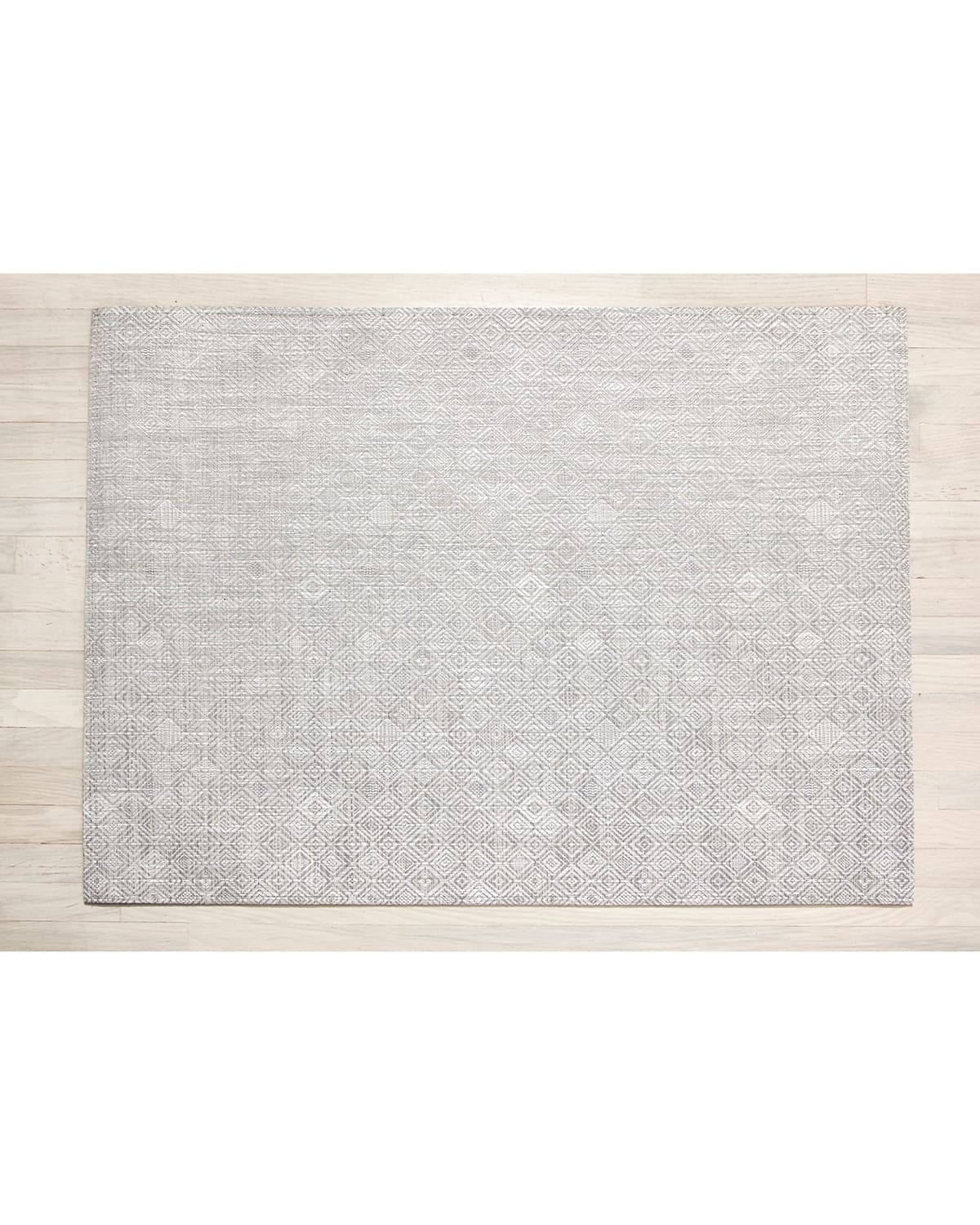Chilewich Mosaic Floormat, 4' X 6' In Grey