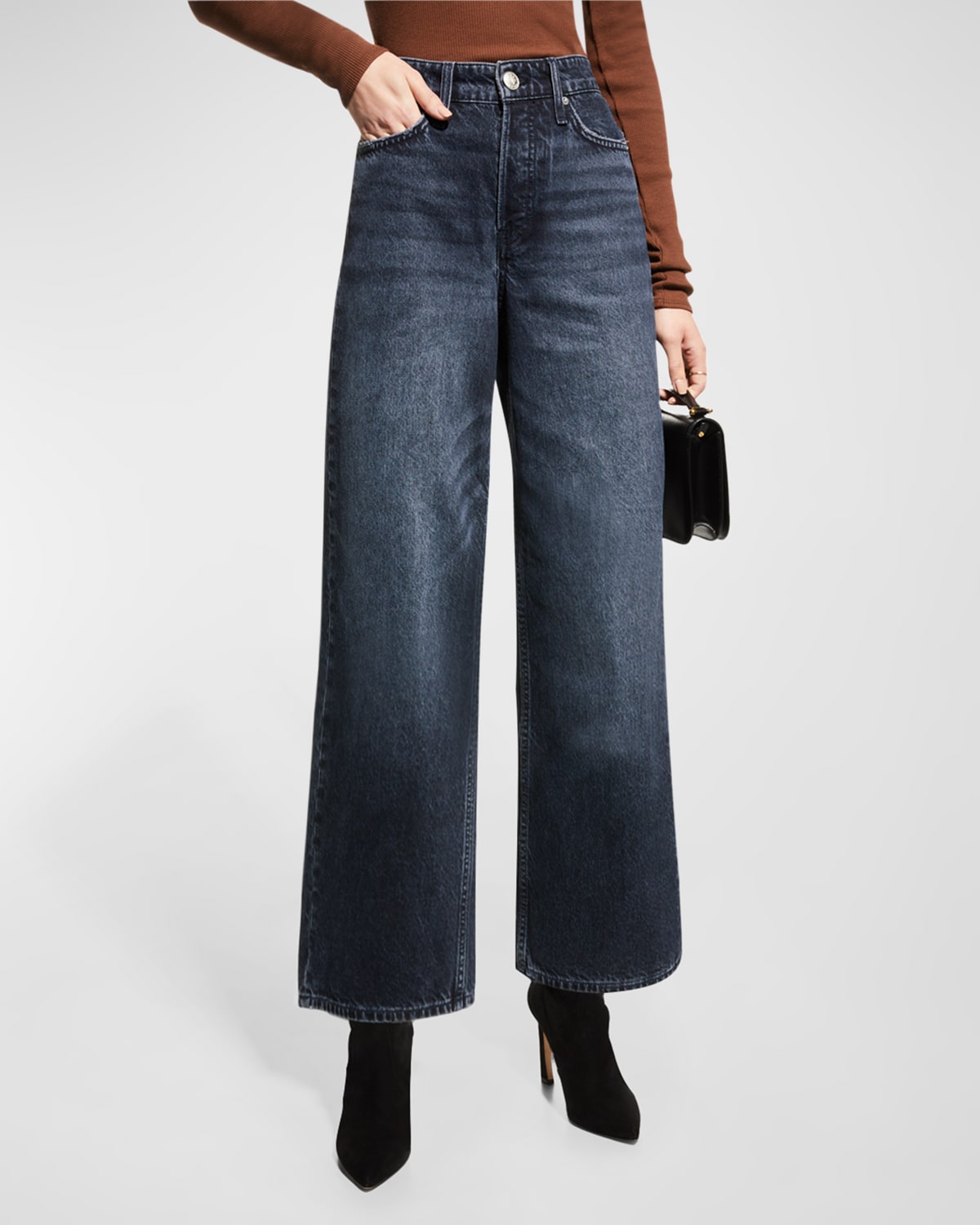 Andi High-Rise Wide Cropped Jeans