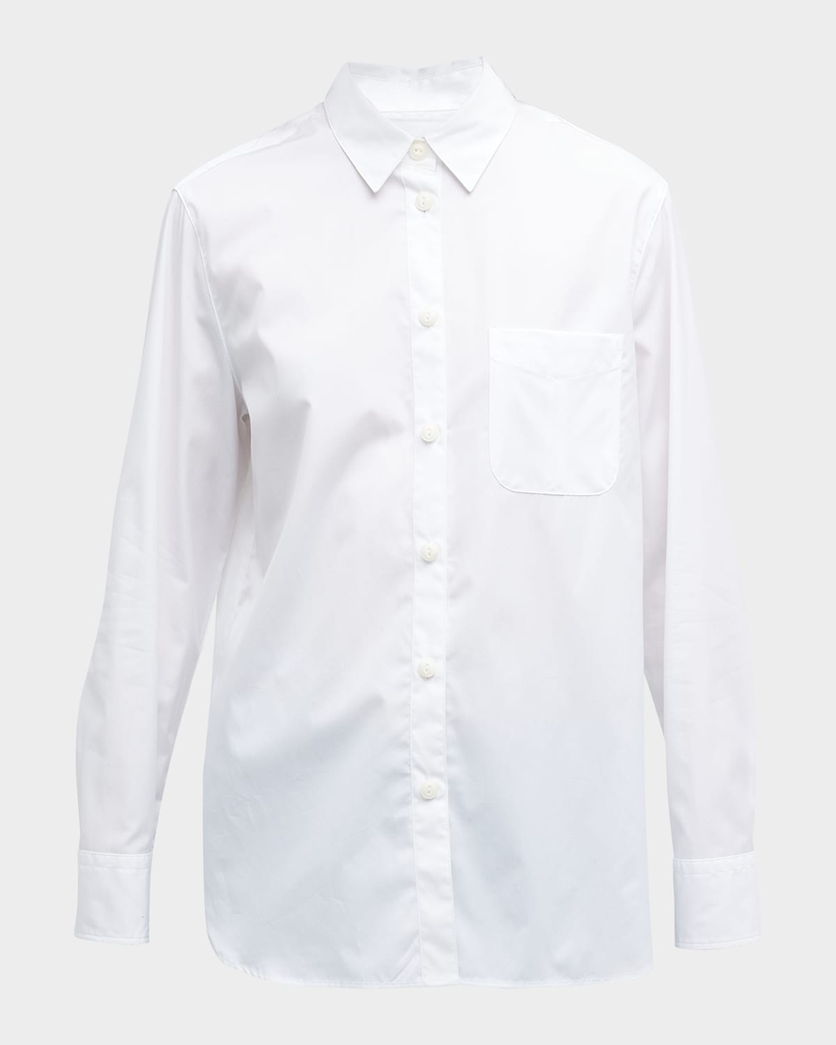 Shop Rag & Bone Maxine Classic Button-front Shirt In White