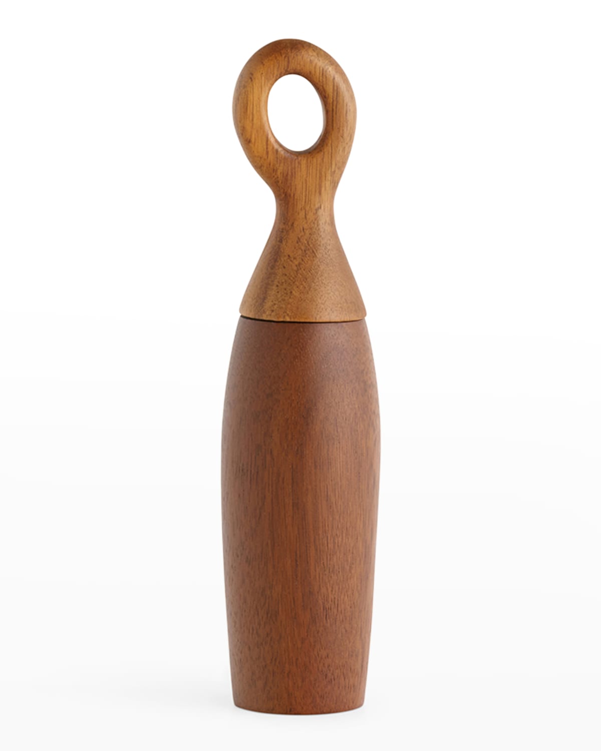 Nambe Portables Wood Salt And Pepper Mill, 9" In Brown
