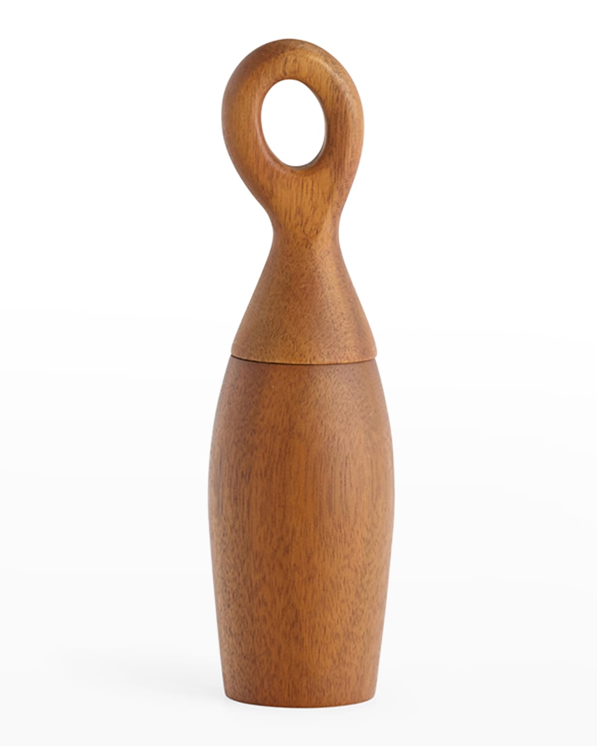 Shop Nambe Portables Wood Salt And Pepper Mill, 8" In Brown