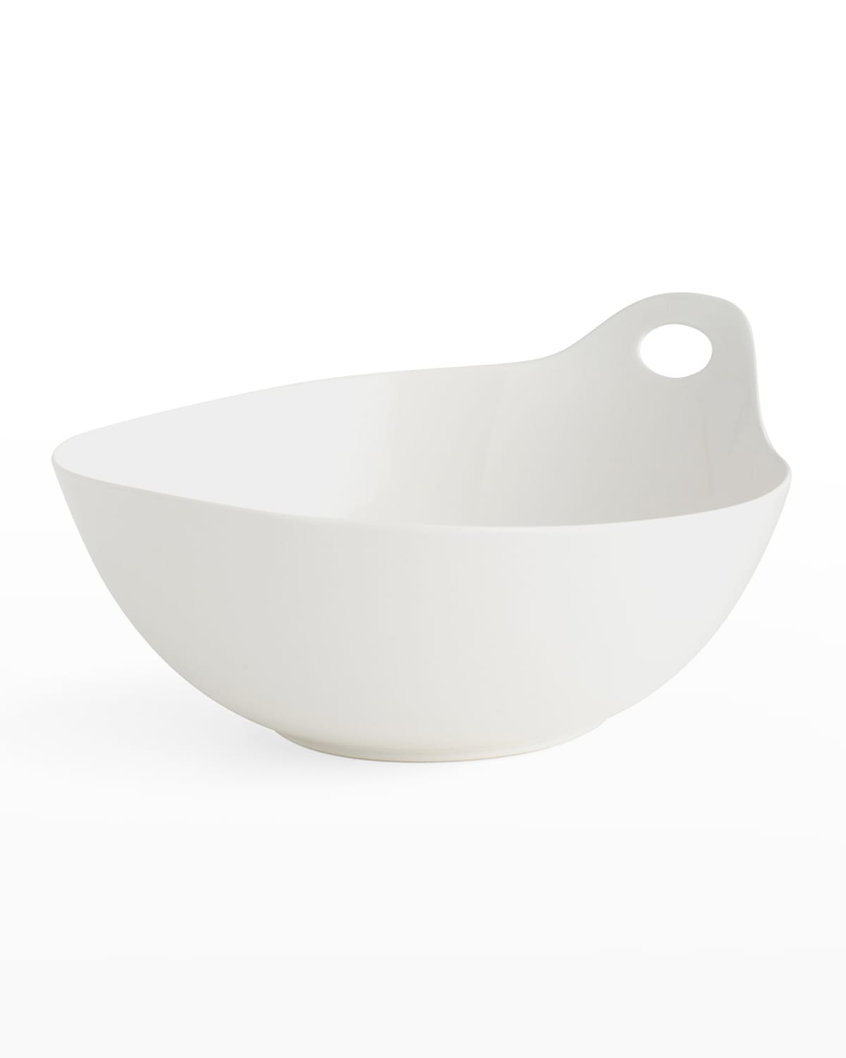 Shop Nambe Portable Round Serving Bowl In White