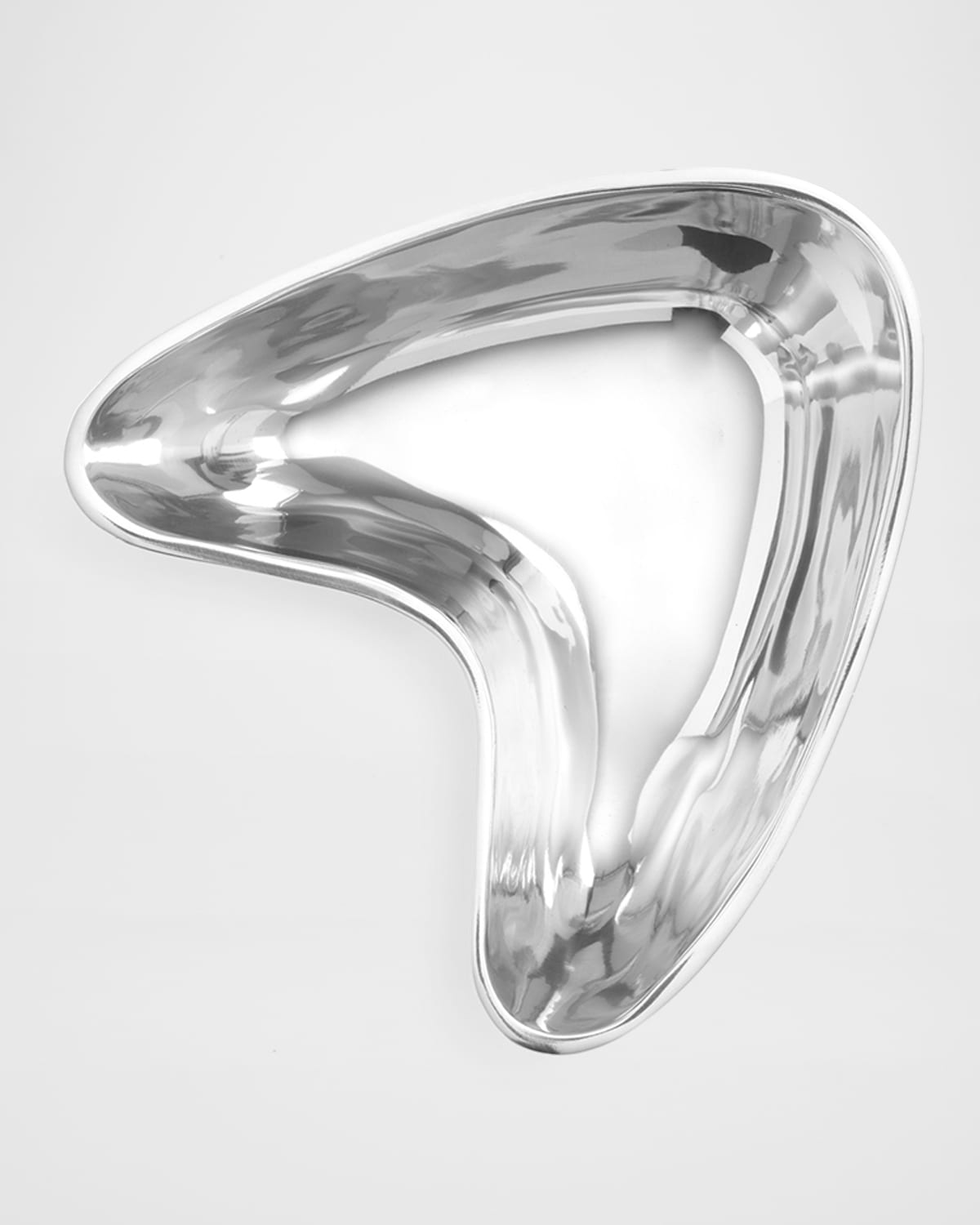 Shop Nambe Boomerang Bowl In Silver