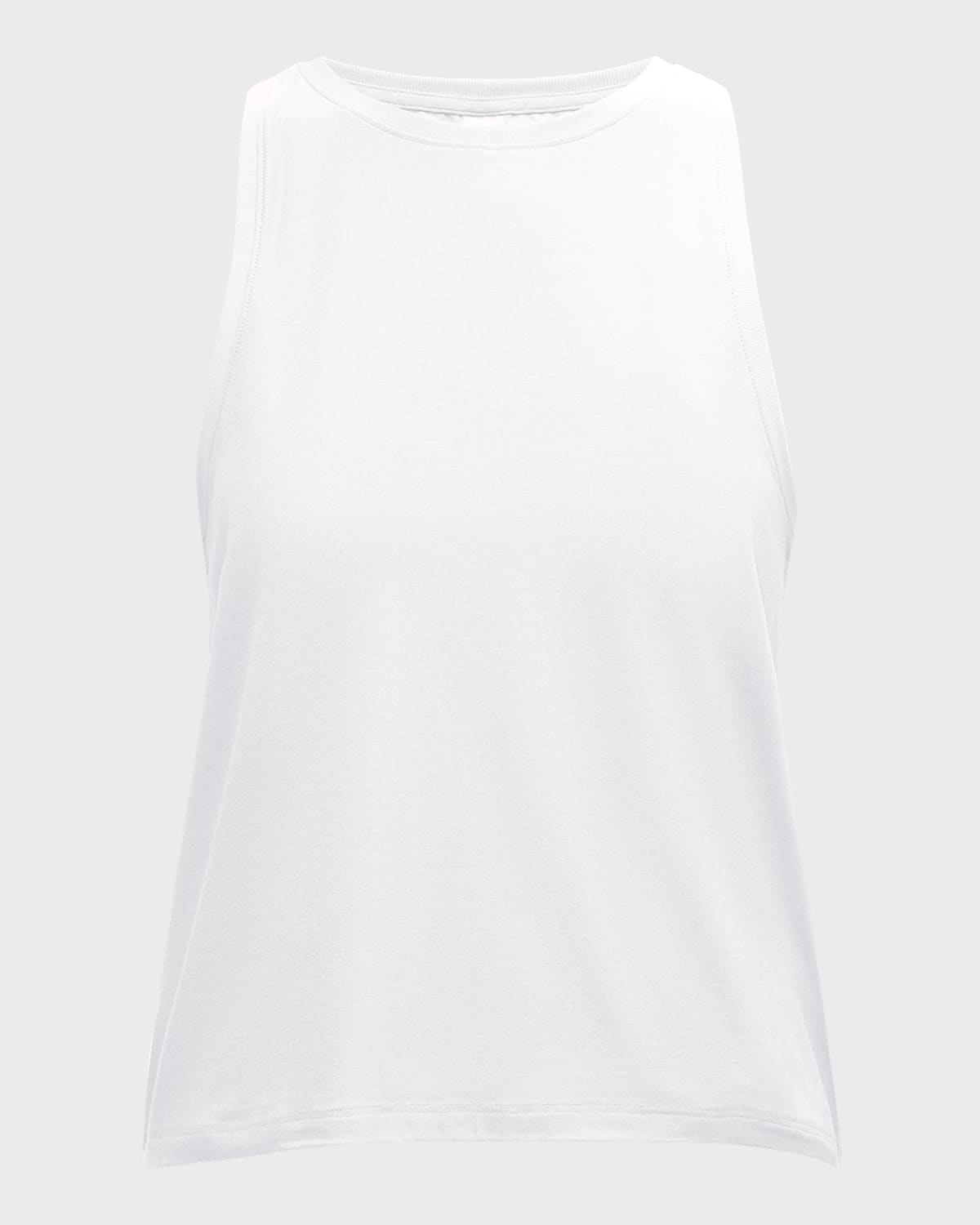 Shop Beyond Yoga Featherweight Spacedye Rebalanced Tank In Cloud White