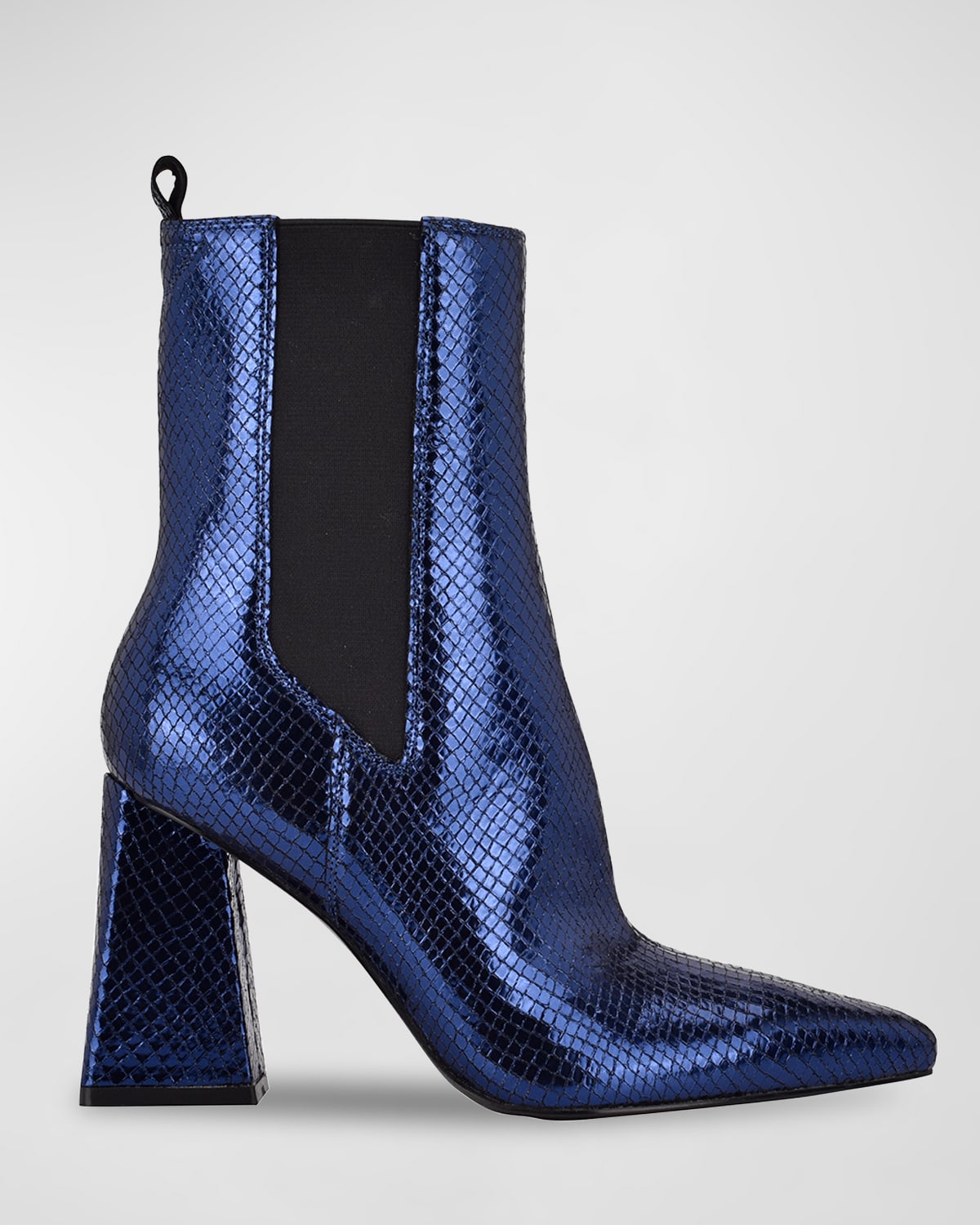 MARC FISHER LTD KYLYNN METALLIC CHELSEA BOOTIES