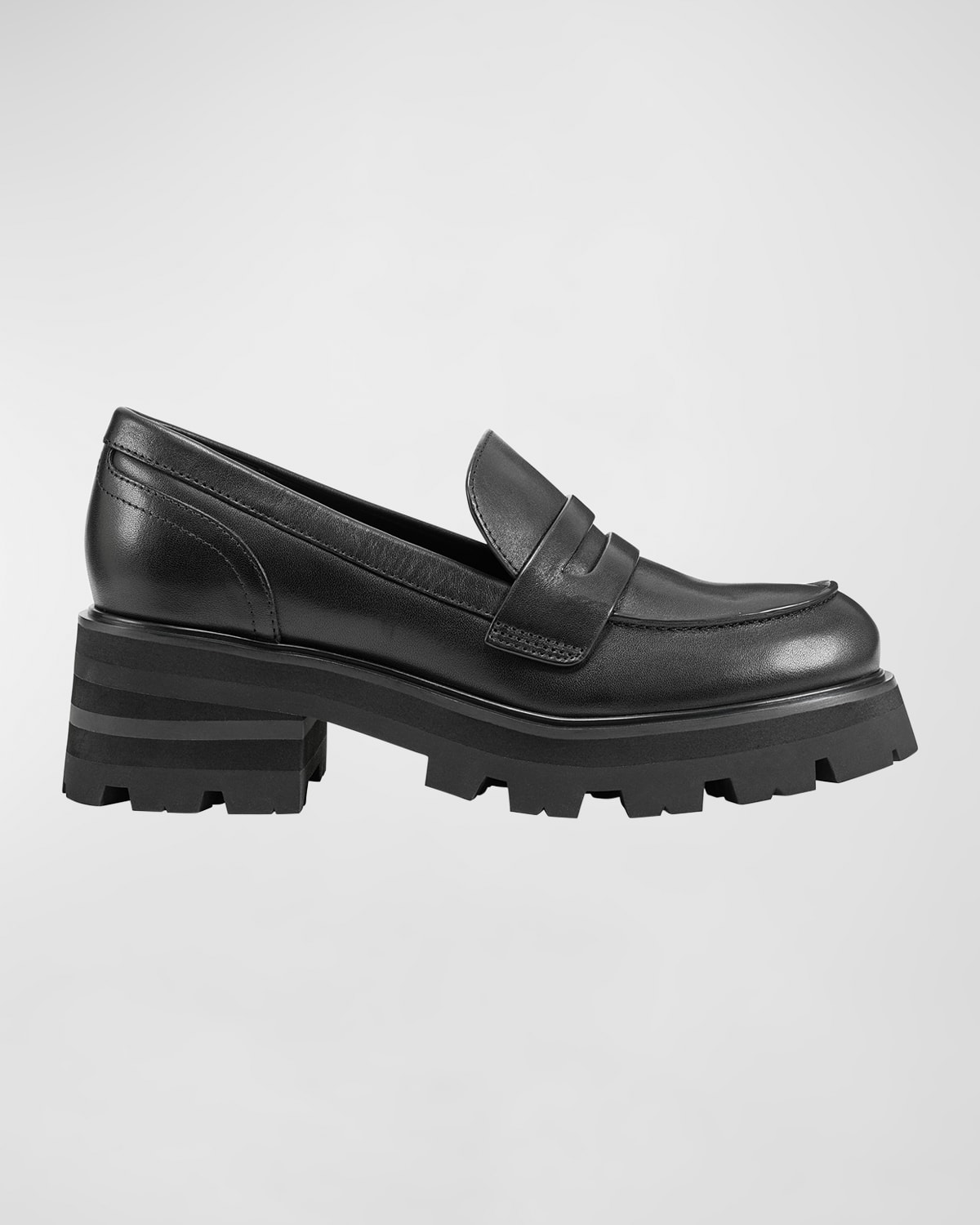 Latika Patent Leather Casual Penny Loafers