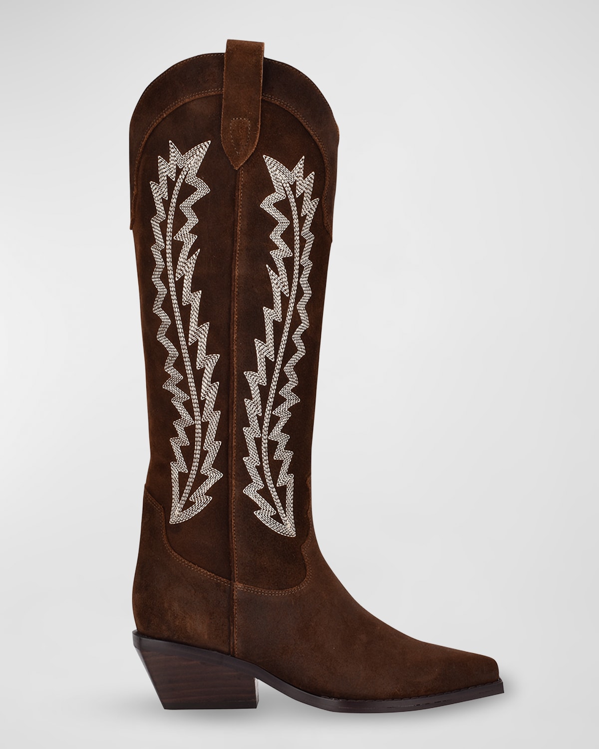 MARC FISHER LTD ROSELLE EMBROIDERED WESTERN BOOTS