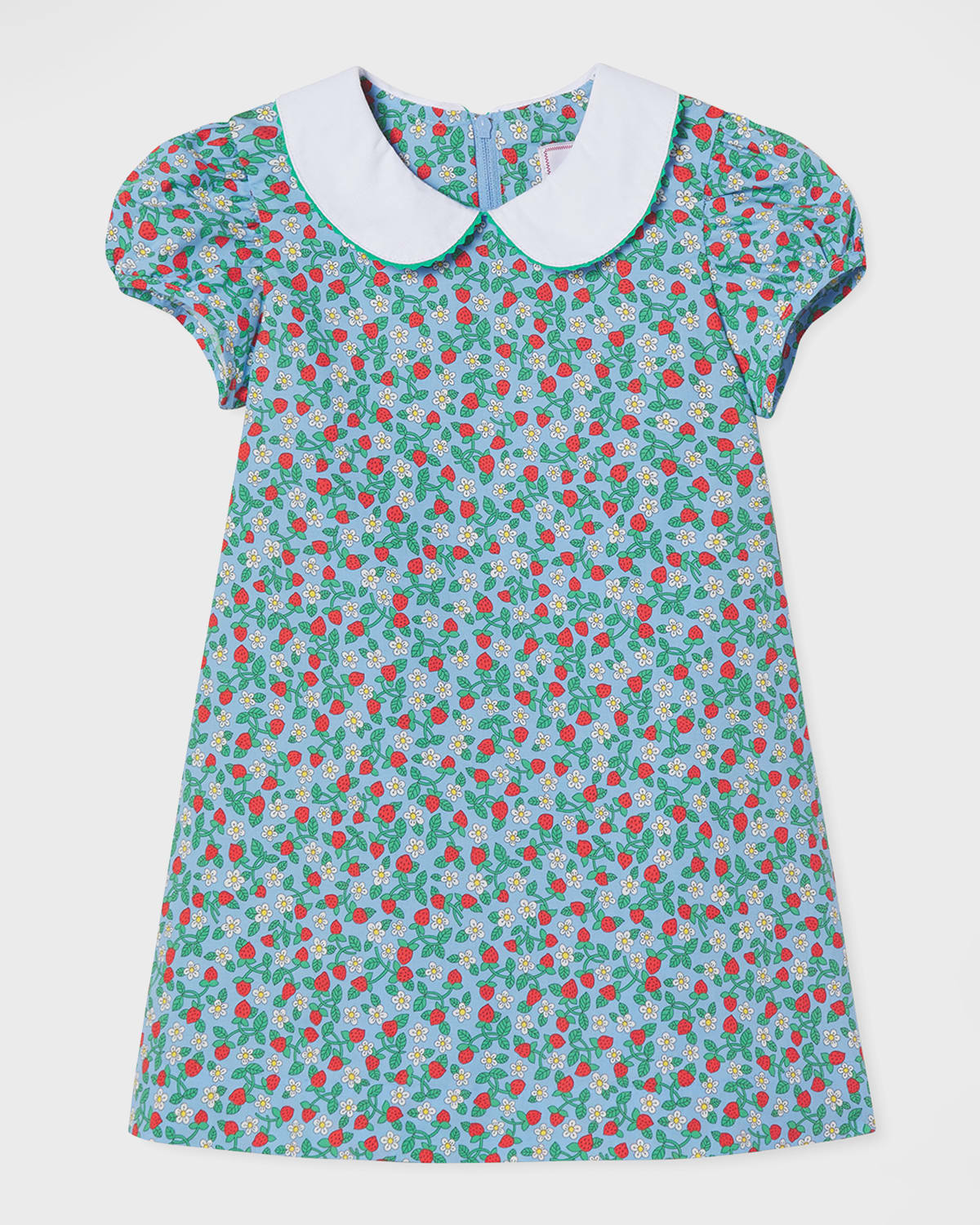 Classic Prep Childrenswear Kids' Girl's Paige Strawberry-print Dress In Strawberries &amp; Cr