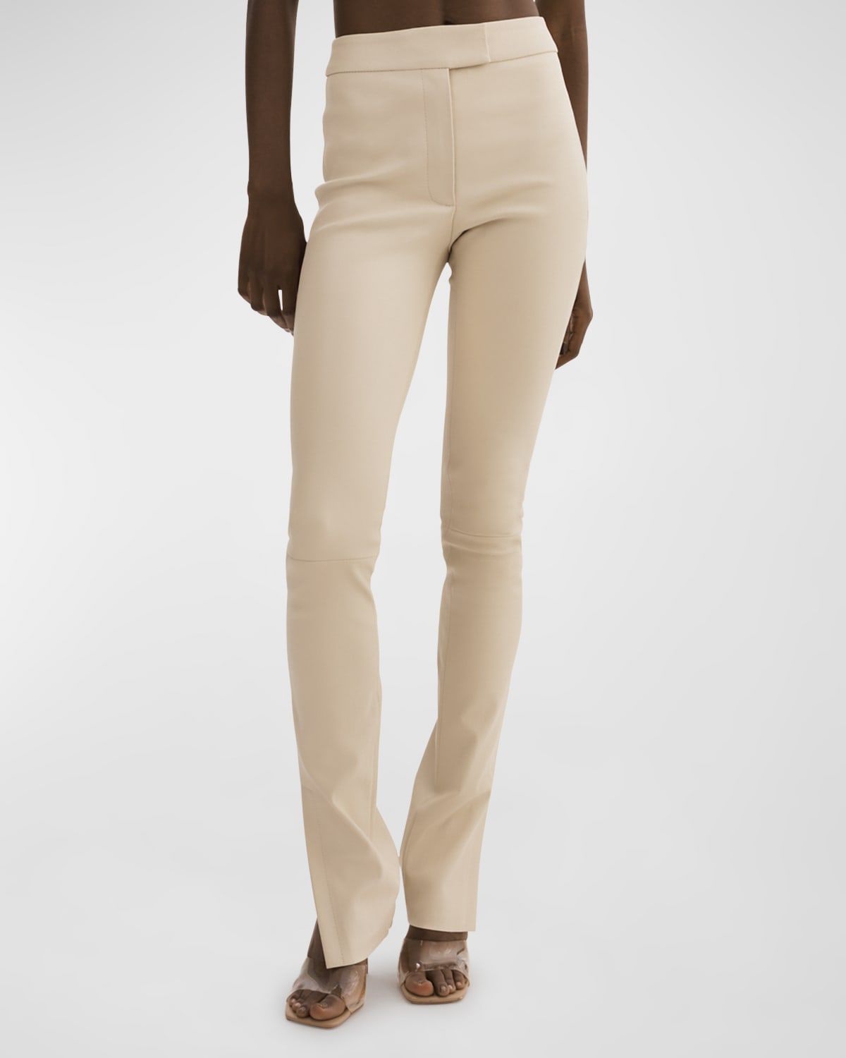 Dawn Flared Leather Pants