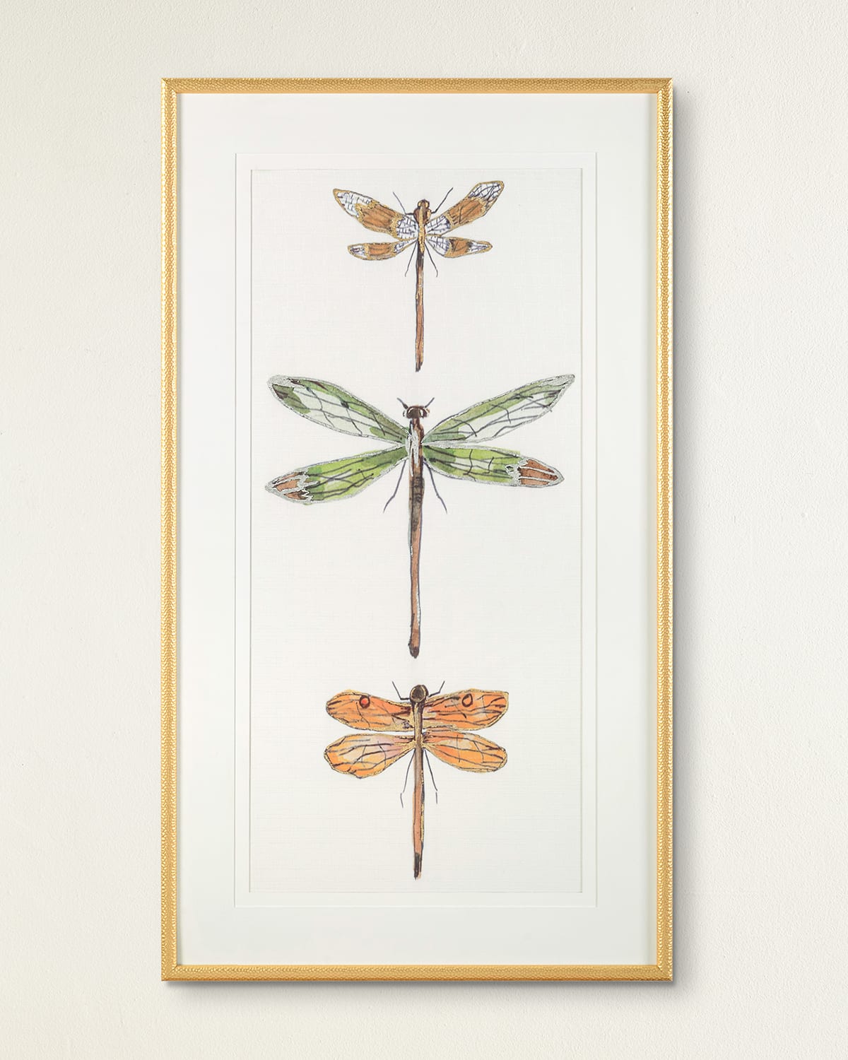 John-richard Collection Joyful Dragonflies Ii Giclee Wall Art By Joy Colangelo In Multi