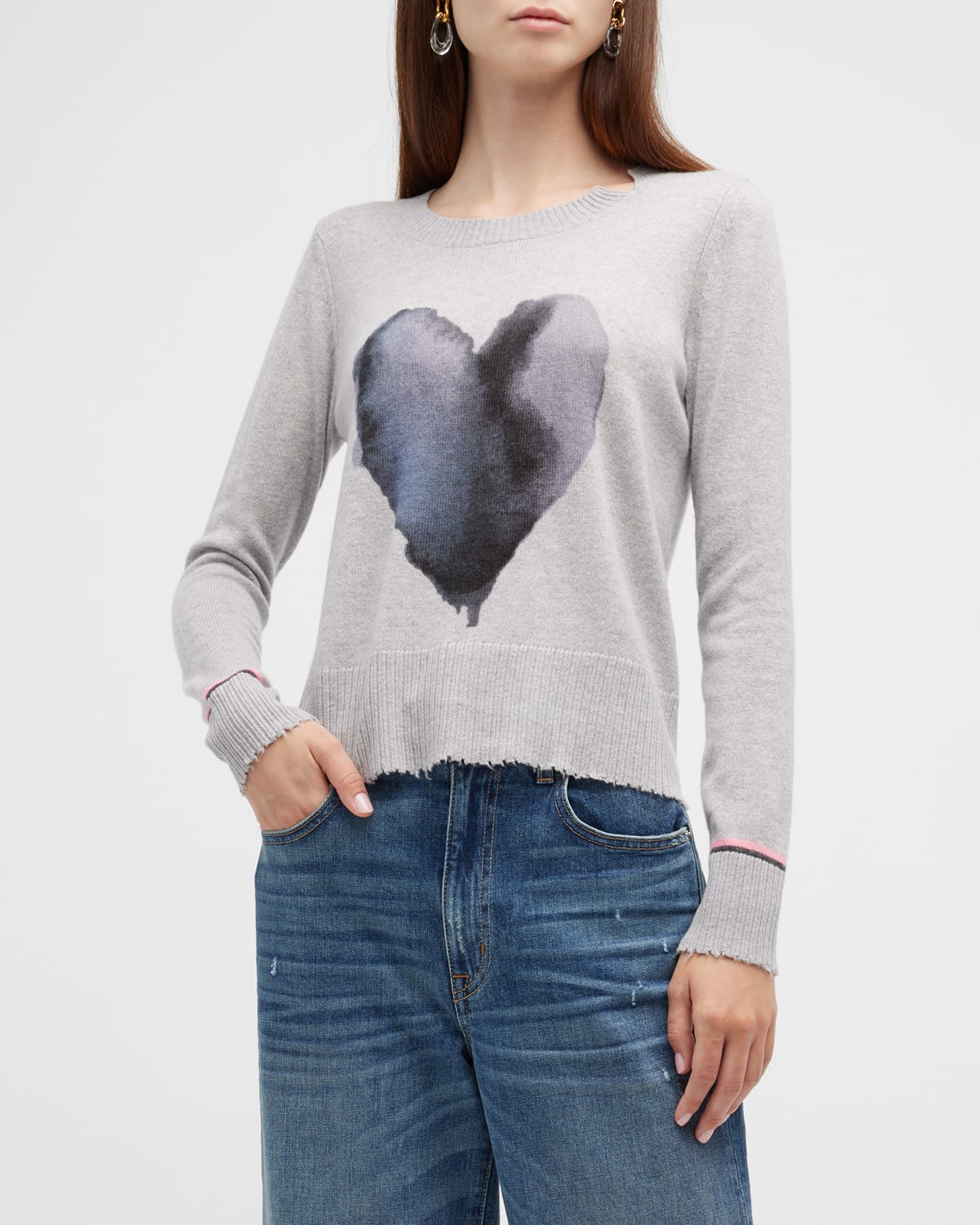 Lisa Todd Ice Breaker Cashmere Heart Sweater