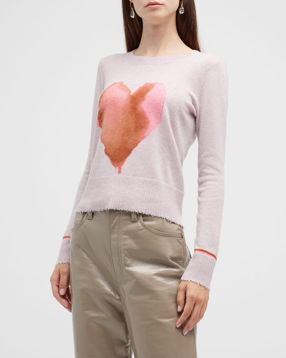 Lisa Todd Ice Breaker Cashmere Heart Sweater