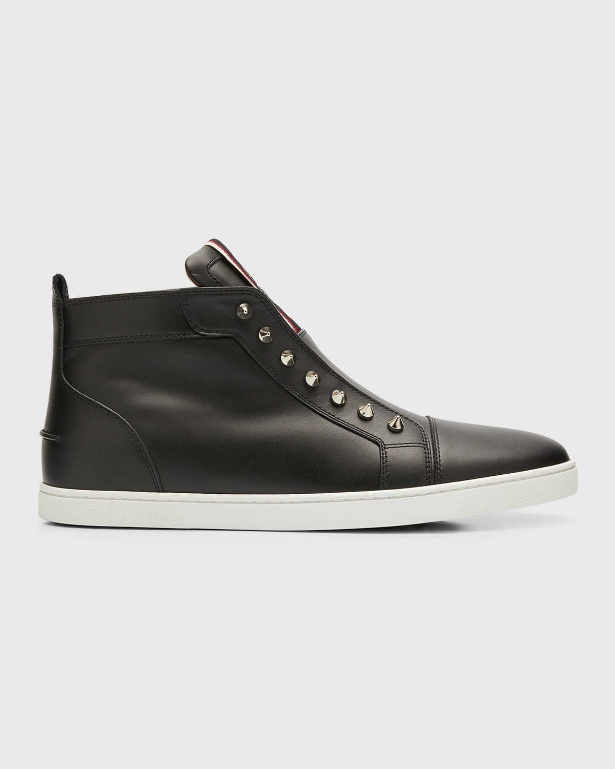 Christian Louboutin F.a.v Fique A Vontade Mid Top Sneaker In Black