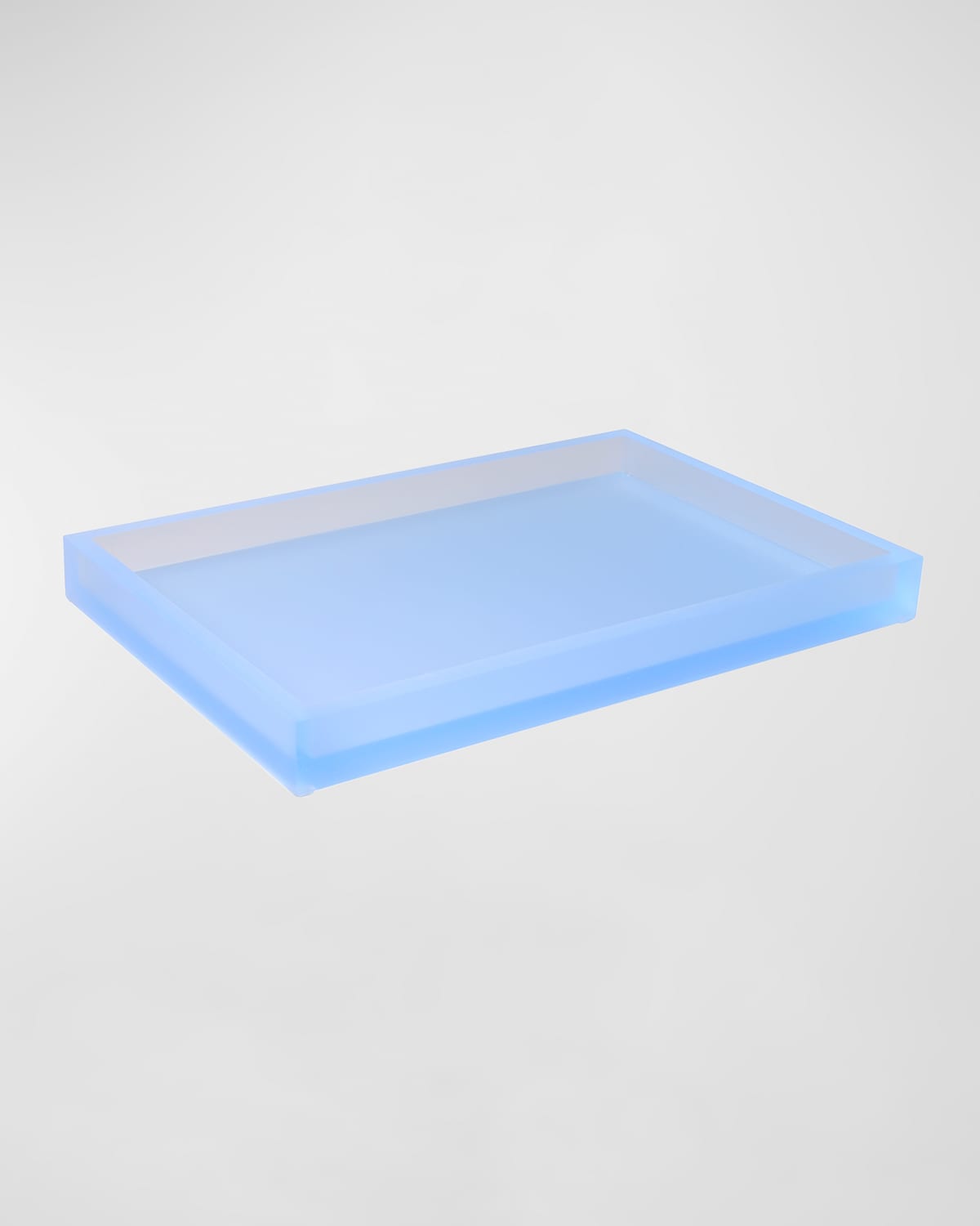 Mike & Ally Frosted Ice Vanity Tray In Frosted Sky