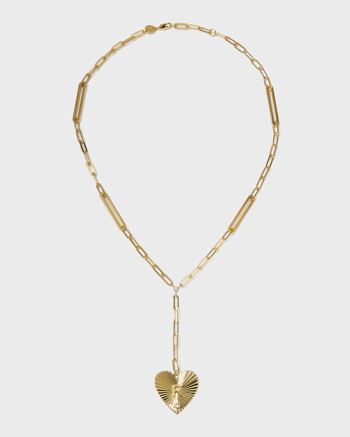 Shop Jennifer Zeuner Shepard Lariat Necklace In Yellow