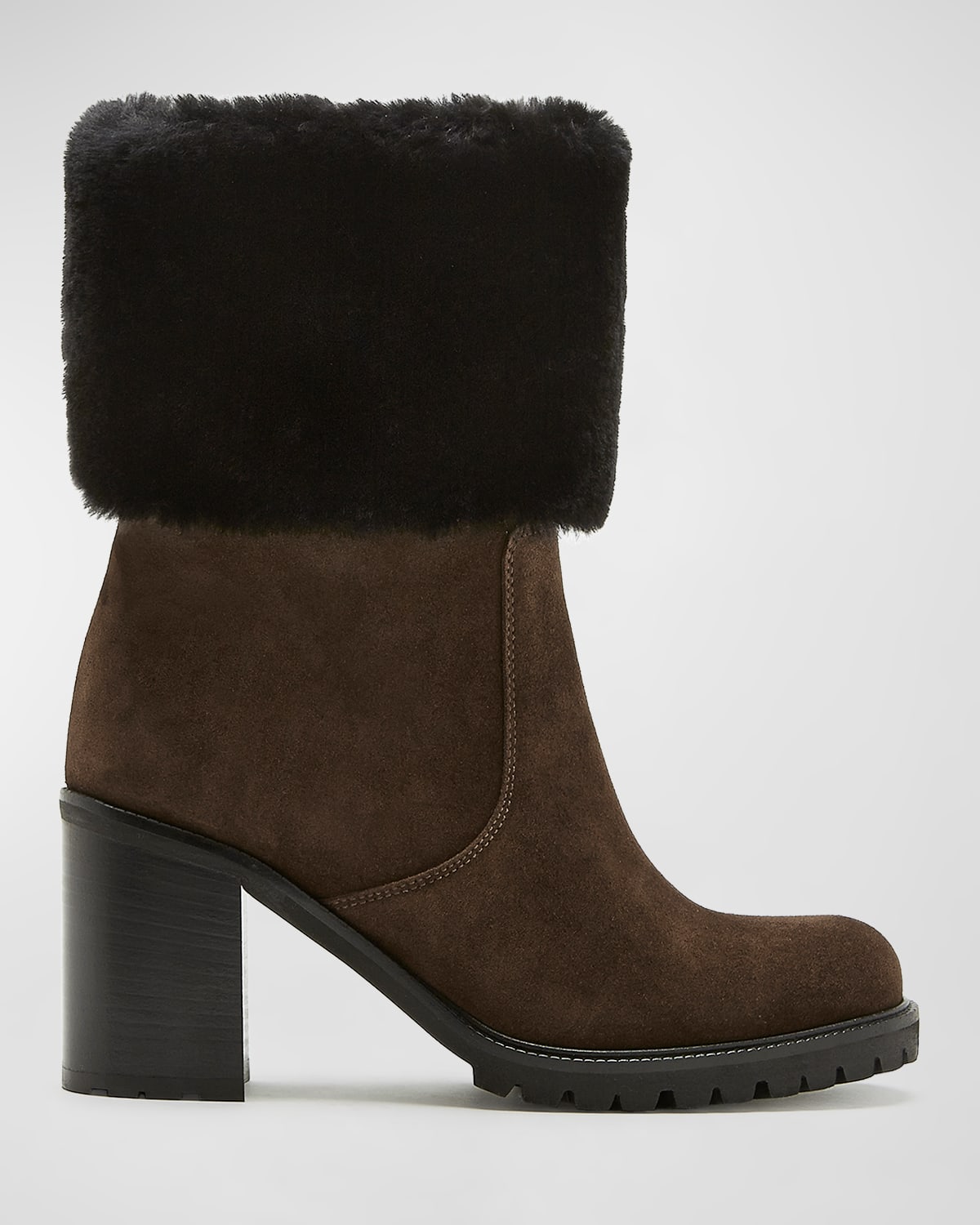 La Canadienne Paulina Suede Shearling Boots