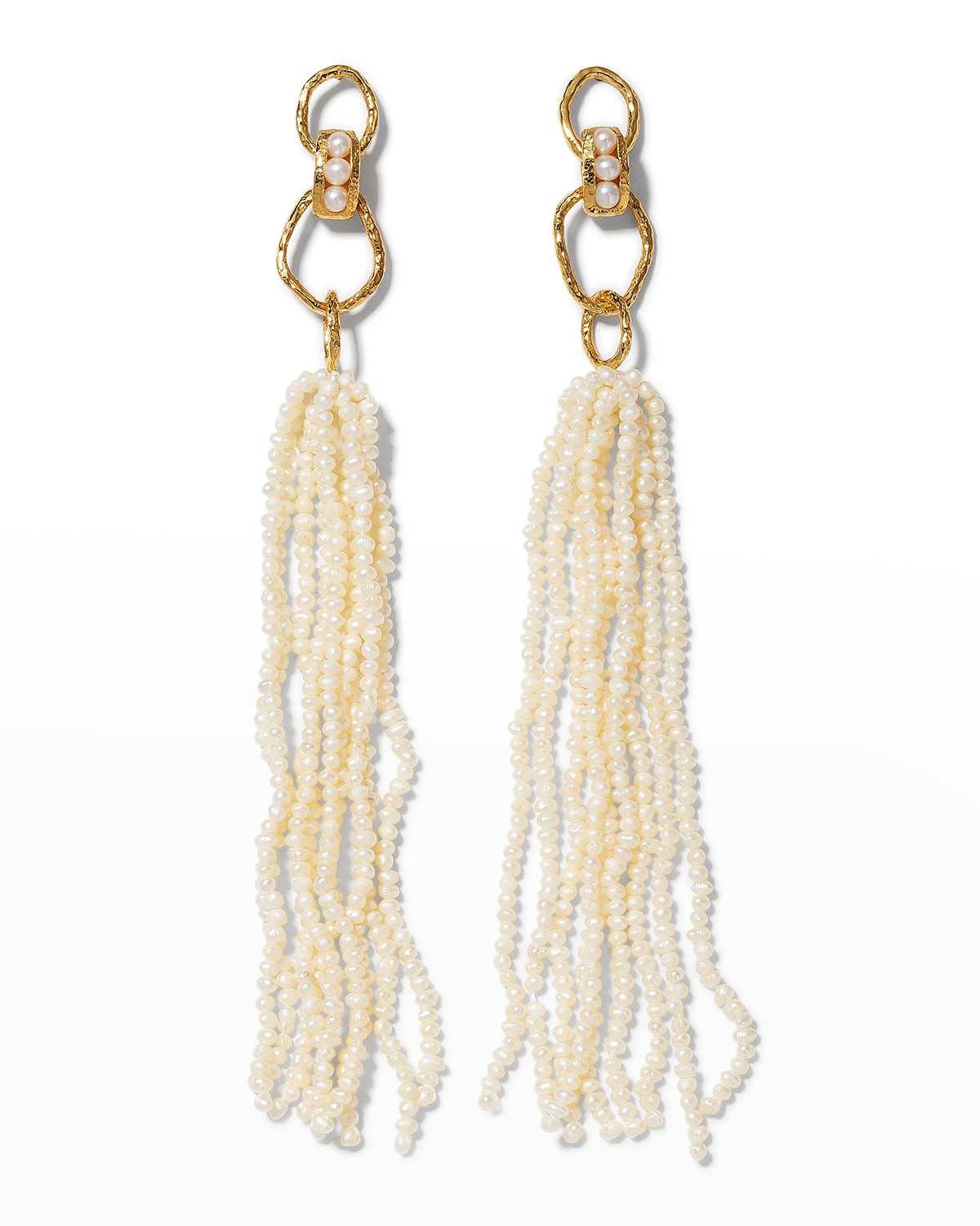 Pacharee Latok Tassel Earrings In Gold