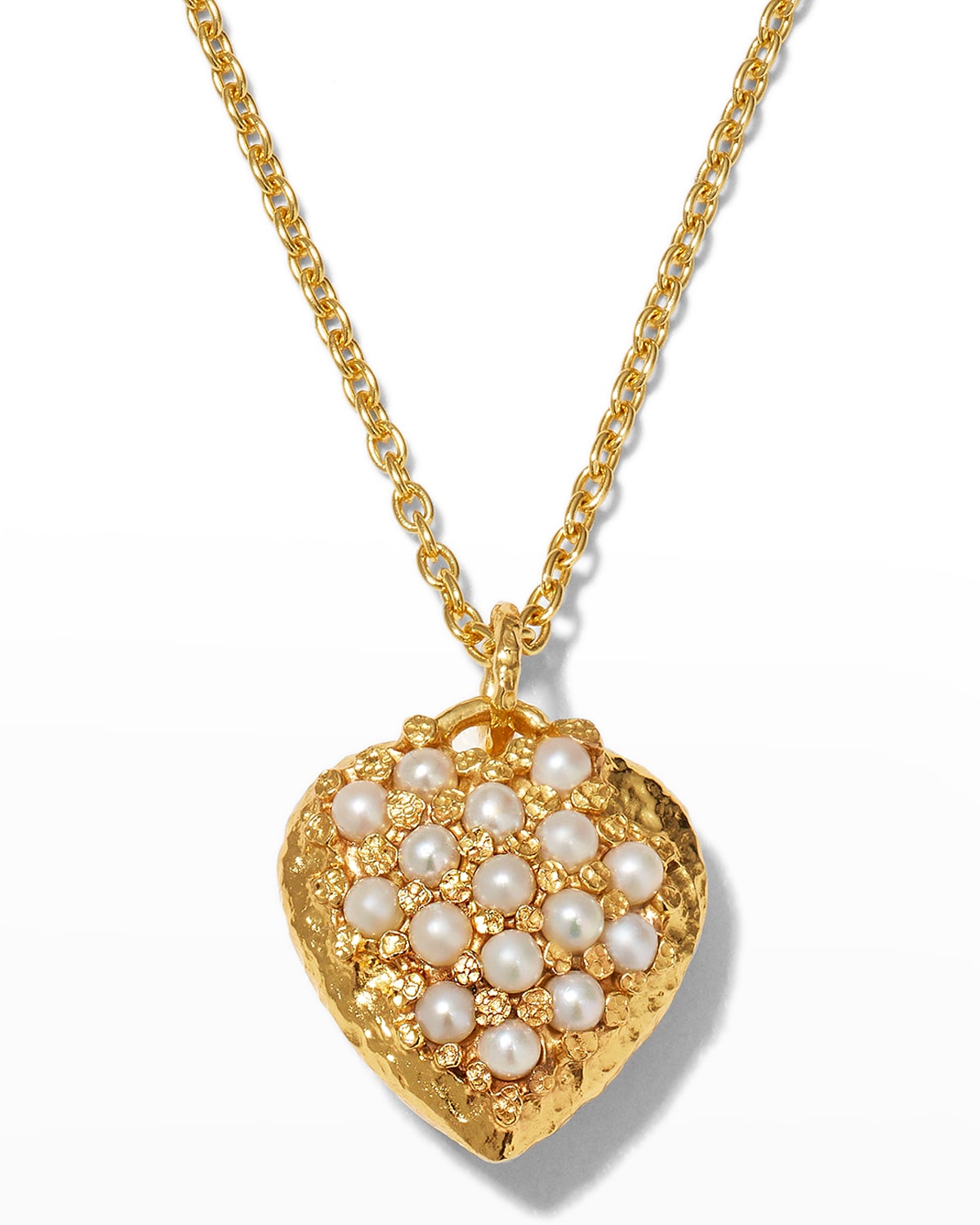 Pacharee Floret Heart Necklace In Gold