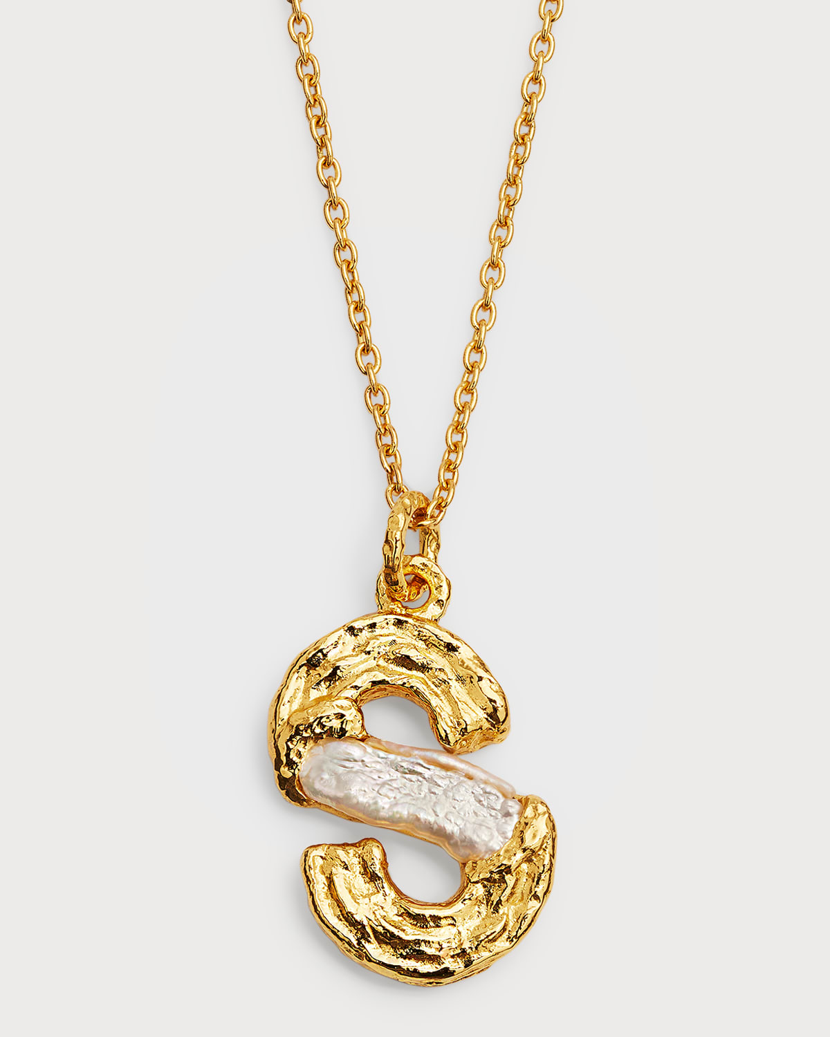Neiman marcus letter necklace shop