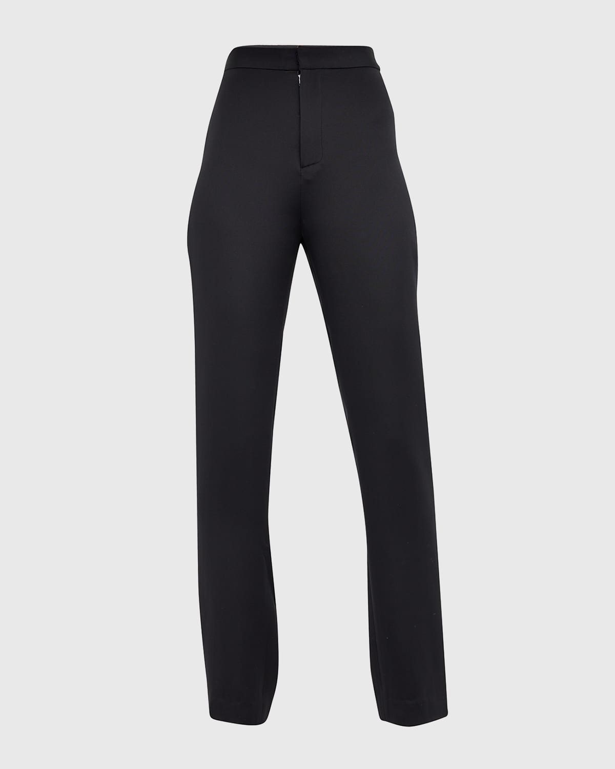 Skinny-Leg Silk Crepe Pants