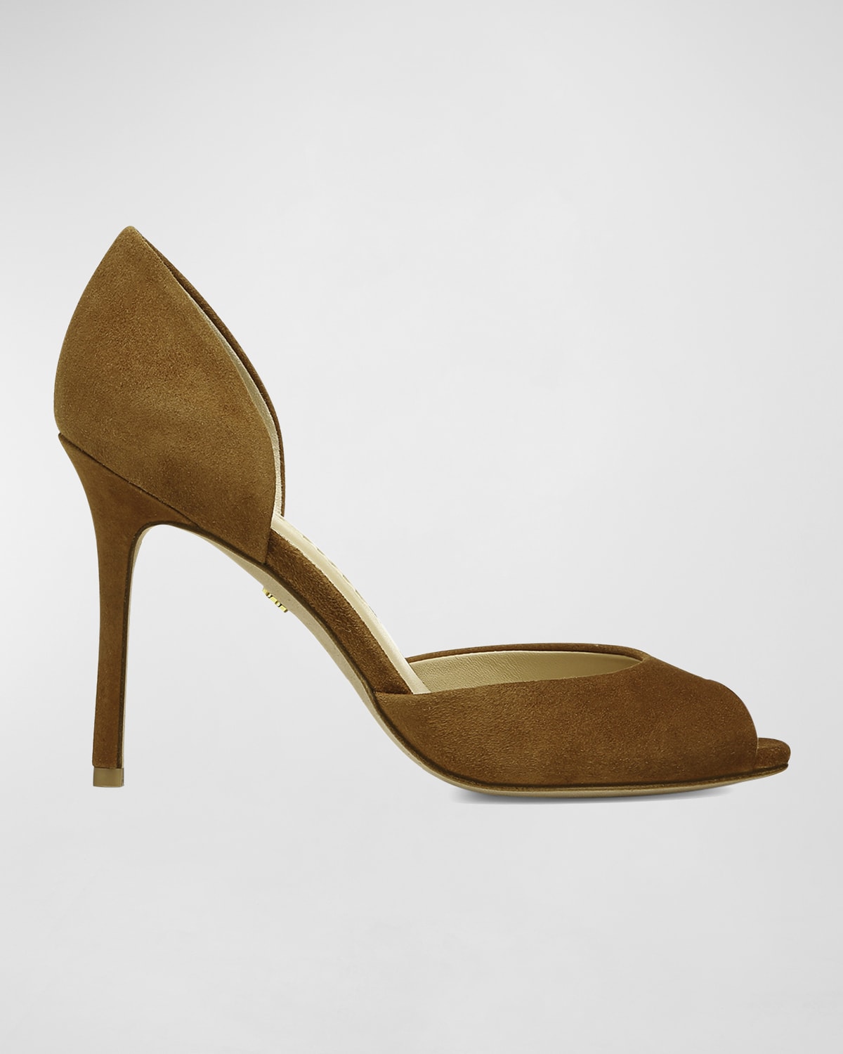 Veronica Beard Gadot Peep Toe D'orsay Pump In Hazelwood Brown