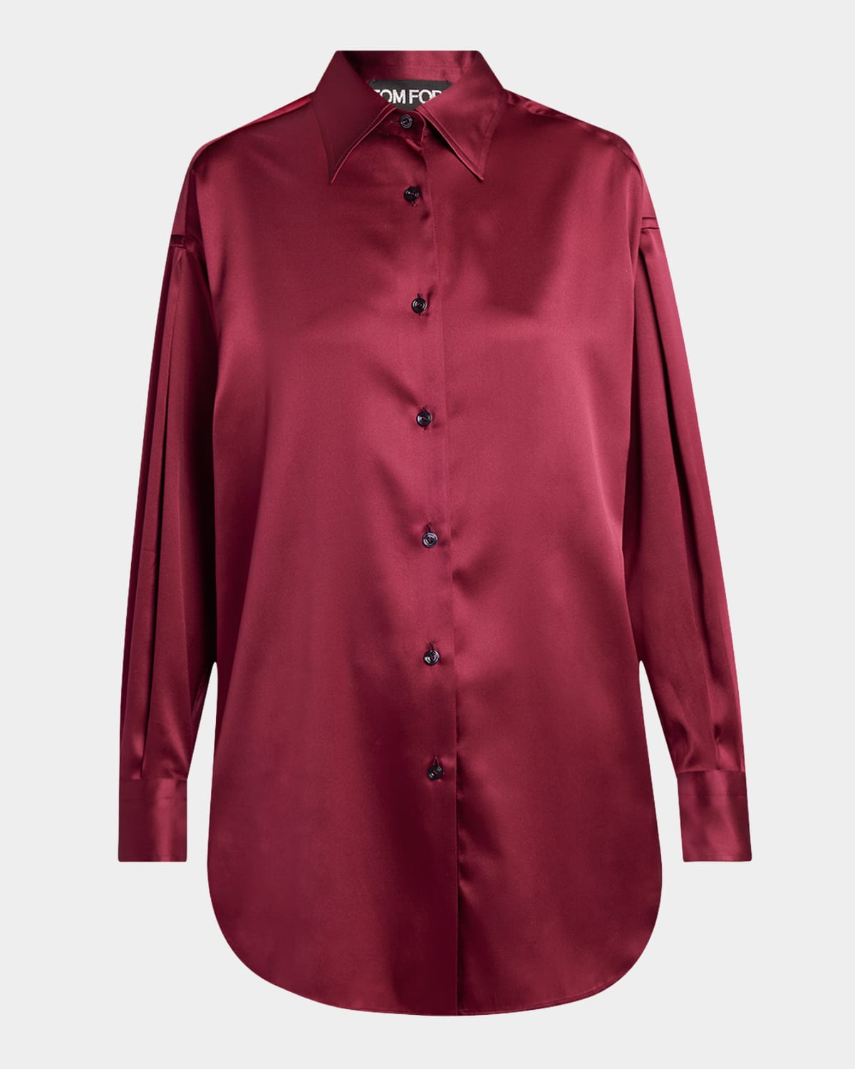 Button-Down Silk Shirt