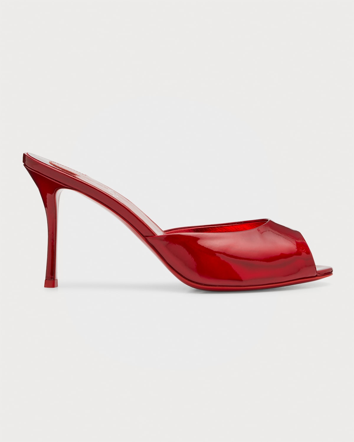 Christian Louboutin Women's Me Dolly Patent Leather High-heel Sandals In Psychic Loubi