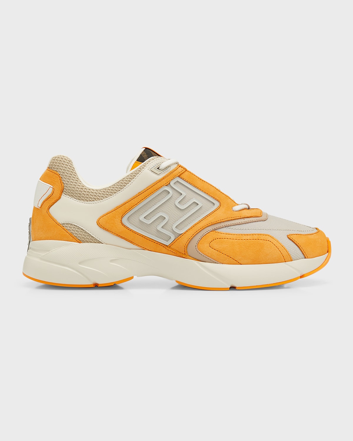 FENDI MEN'S FF-LOGO TEXTILE RUNNER SNEAKERS