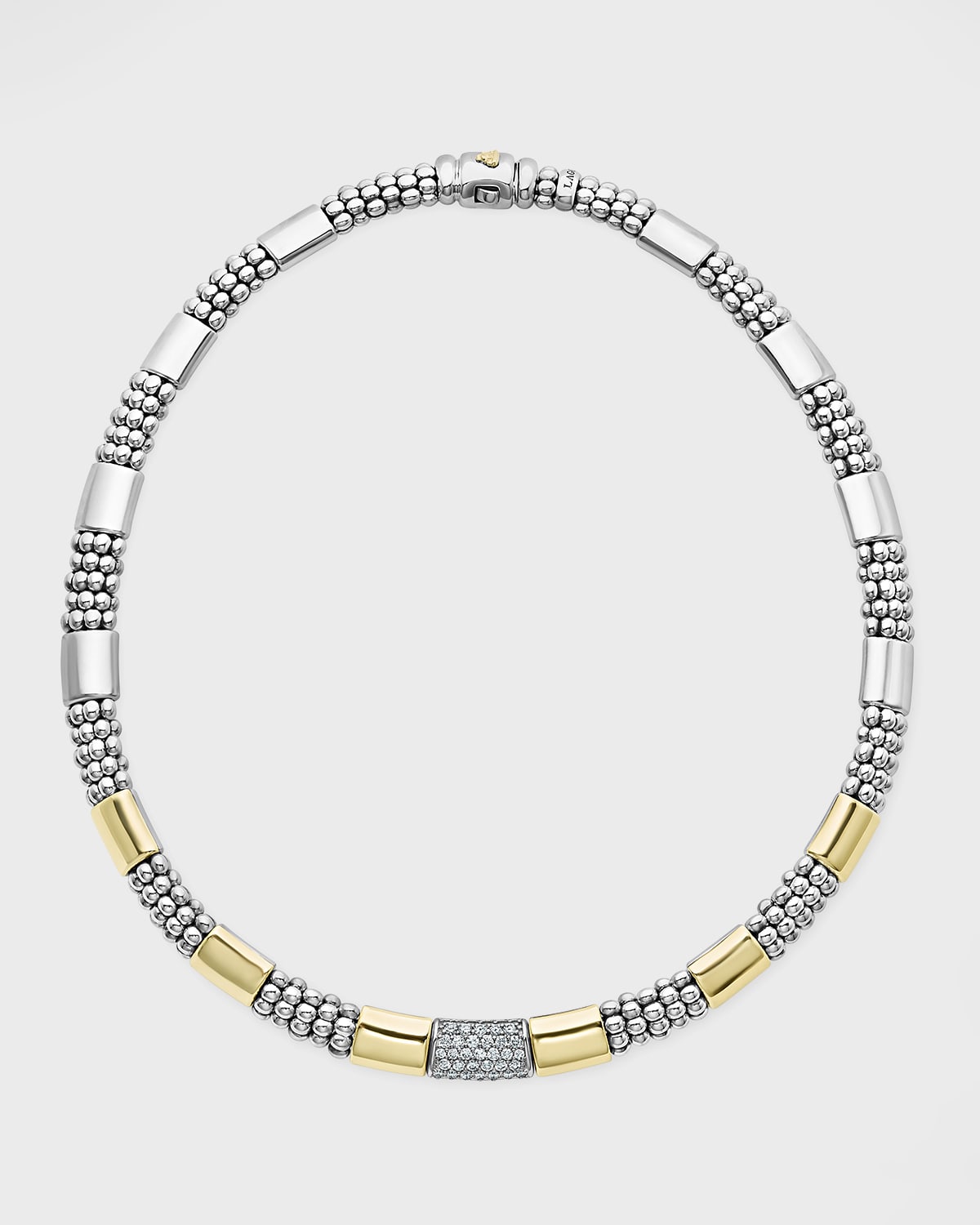 Shop Lagos Cavier 18k Yellow Gold & Sterling Silver Necklace