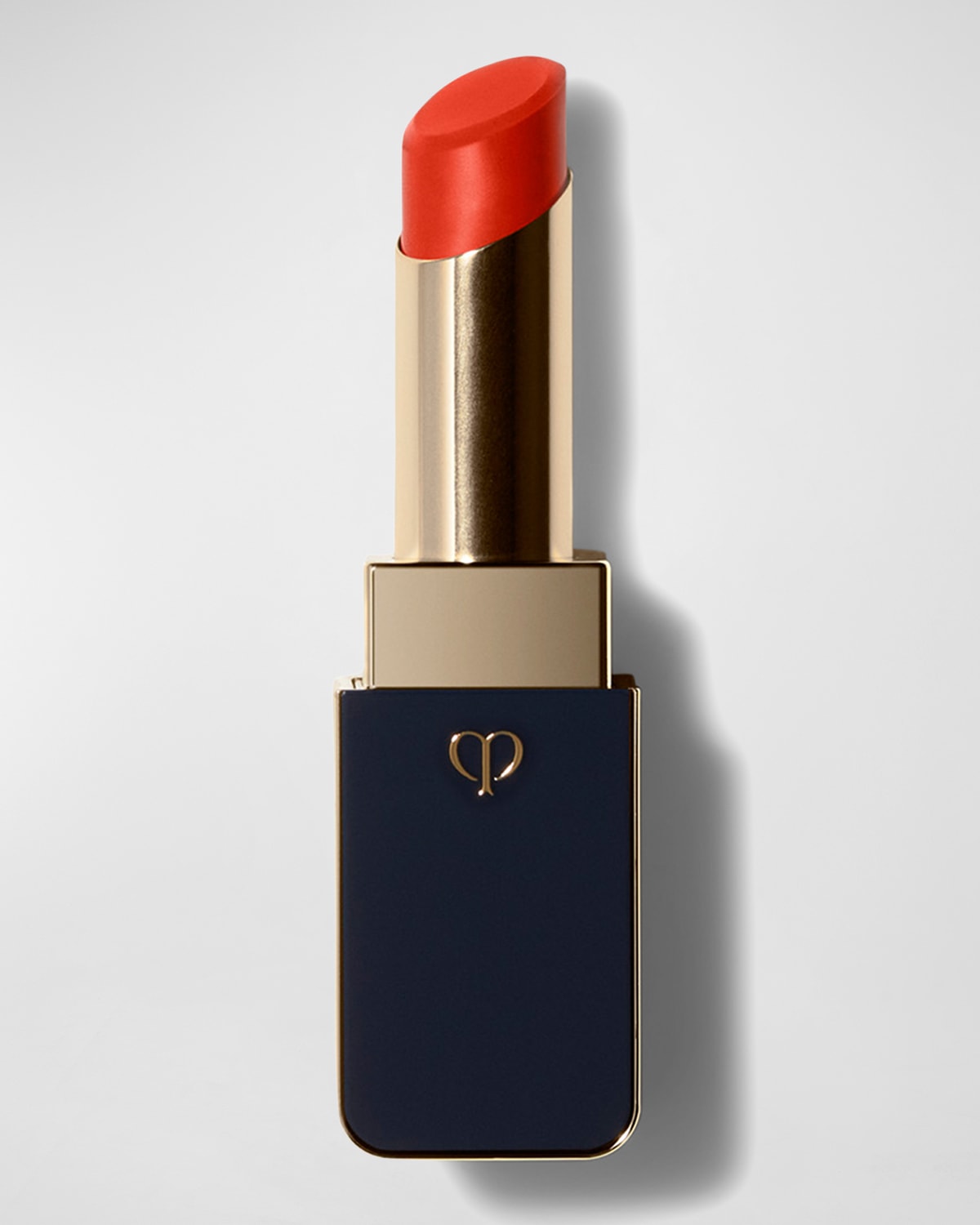 Shop Clé De Peau Beauté Lipstick Shine In 214 Red-orange Re