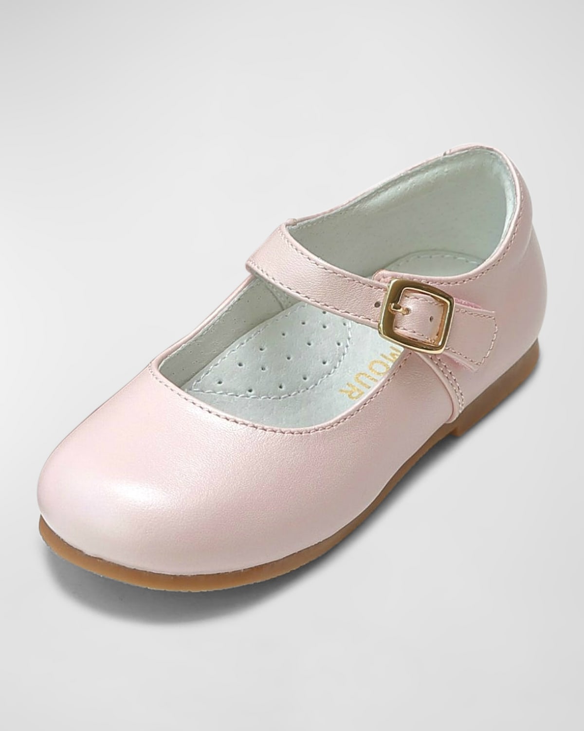 L'amour Shoes Girl's Rebecca Mary Jane Flats, Baby/toddlers/kids In Pink