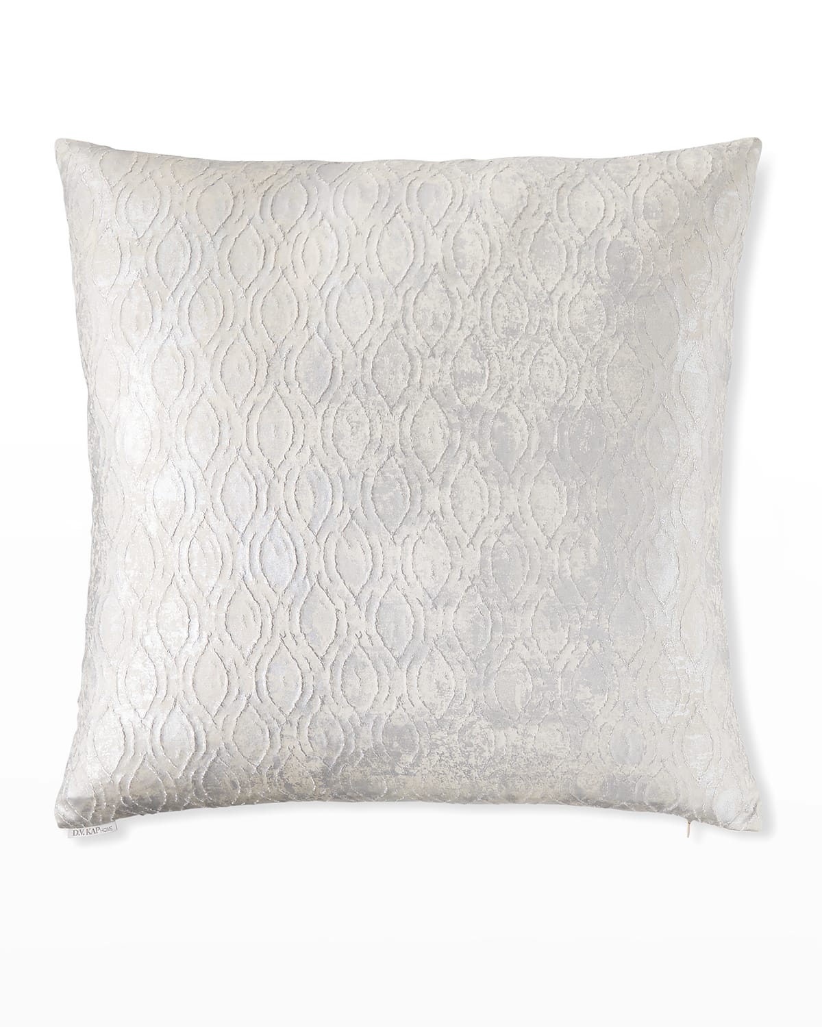 Shop D.v. Kap Home Glisten Decorative Pillow, 24" X 24" In Pewter
