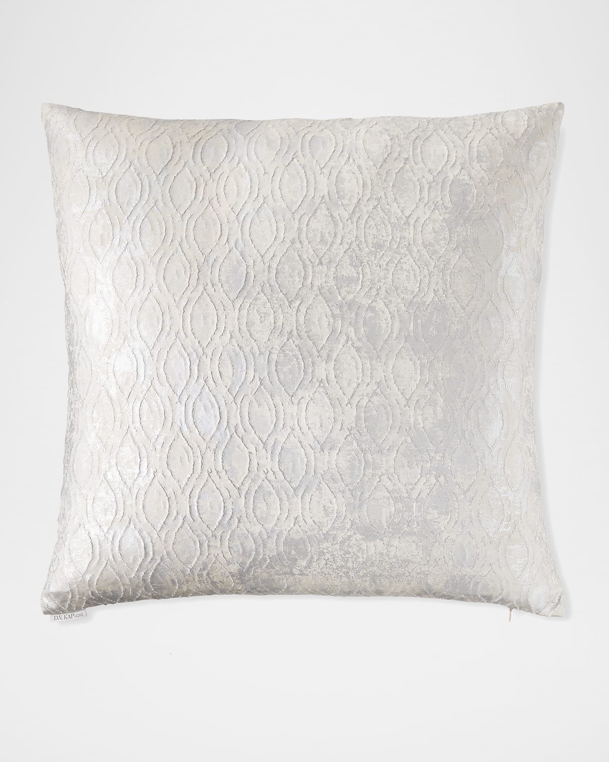 Shop D.v. Kap Home Glisten Decorative Pillow, 24" X 24" In Pewter