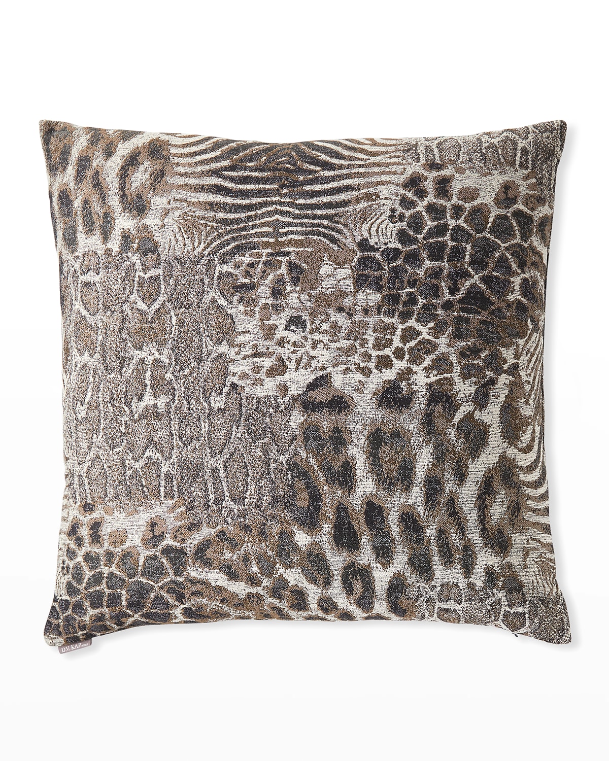 Shop D.v. Kap Home Serengeti Decorative Pillow, 24" X 24" In Grey