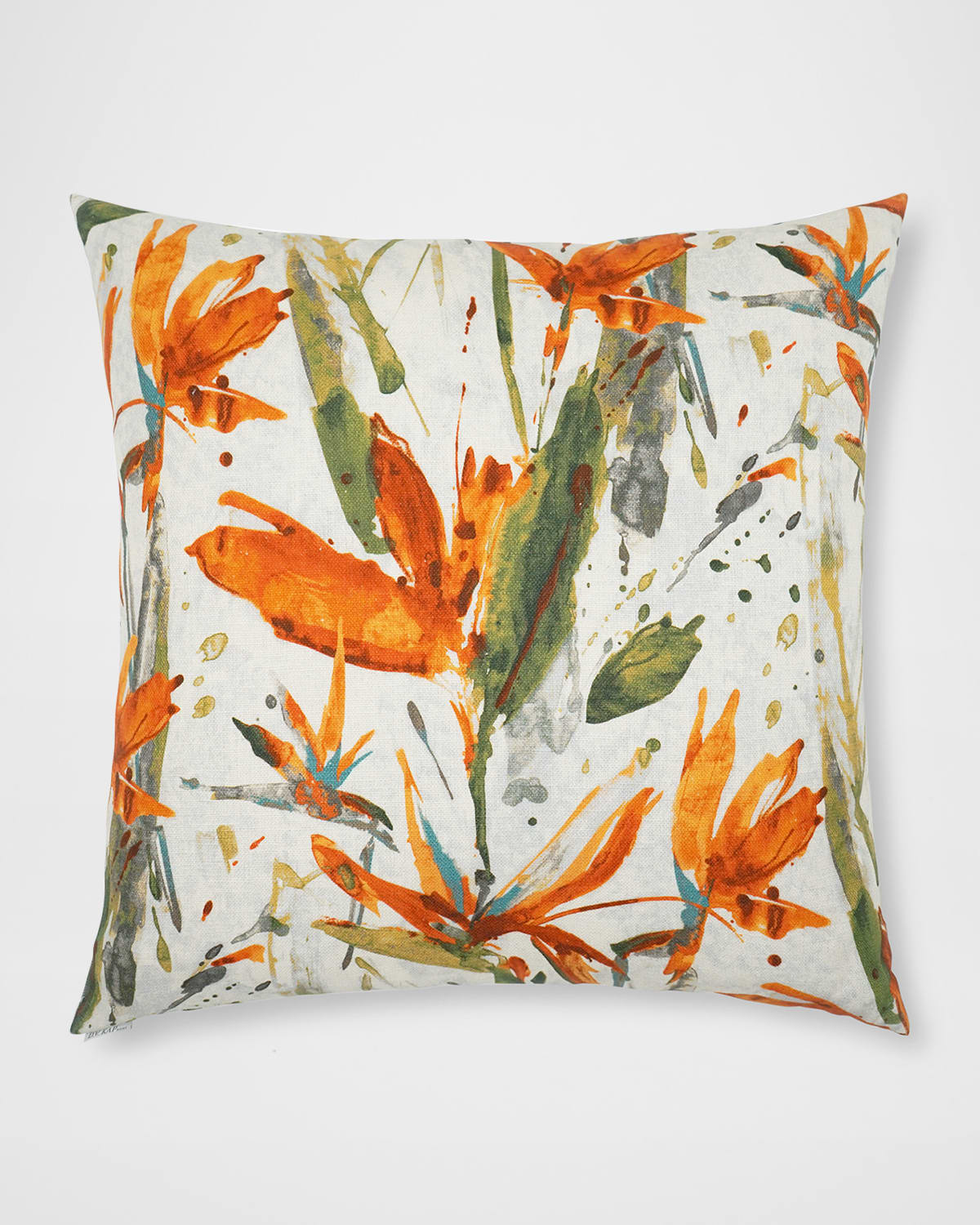 D.v. Kap Home Marlot Decorative Pillow, 24" X 24" In Mango