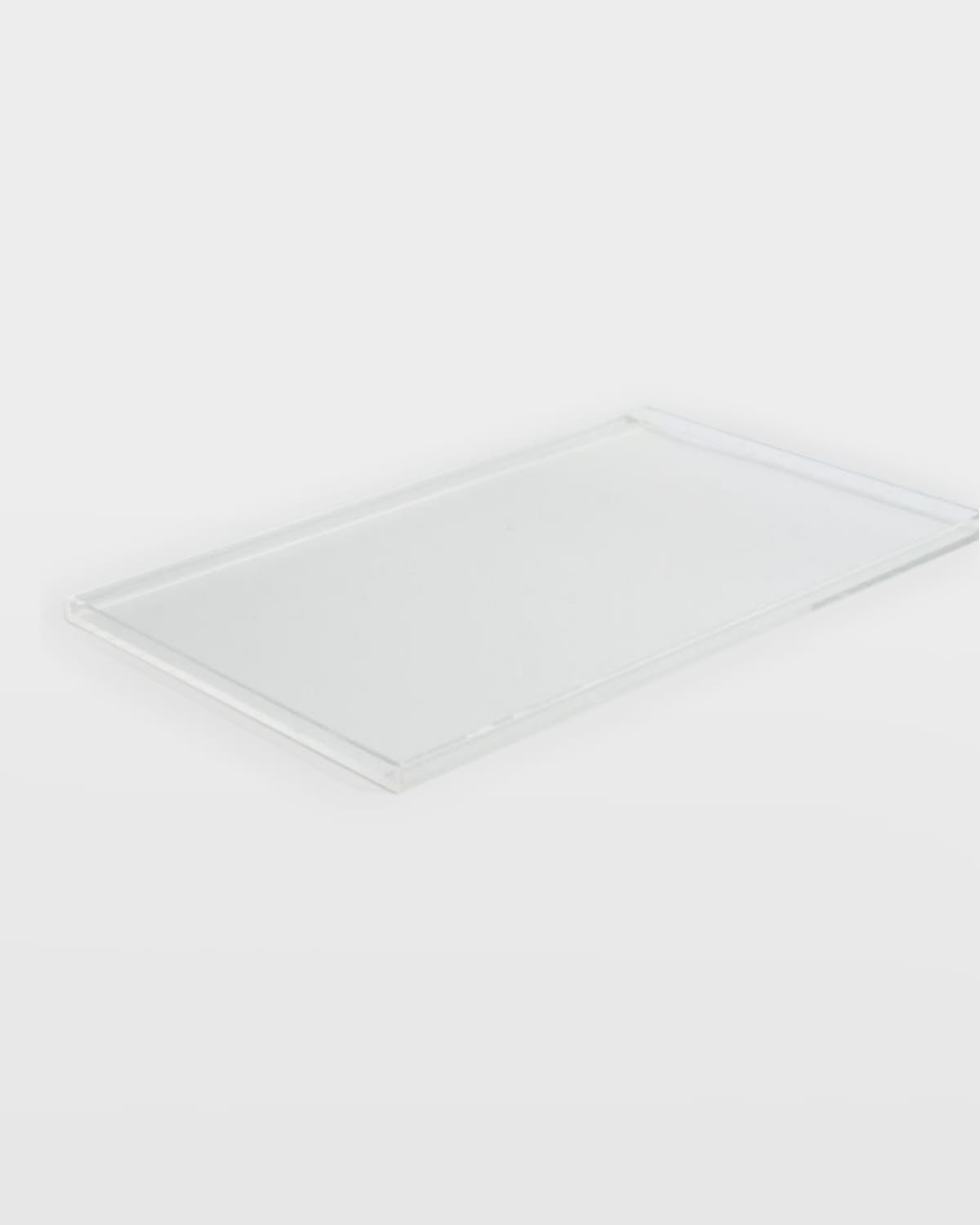 Hiddin Clear Overflow Feeder Tray, Medium In Clear