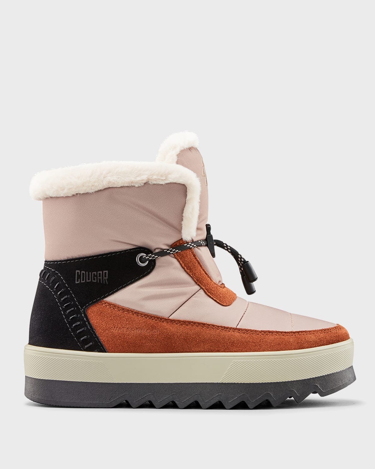 COUGAR VIBE NYLON FAUX FUR SNOW BOOTS
