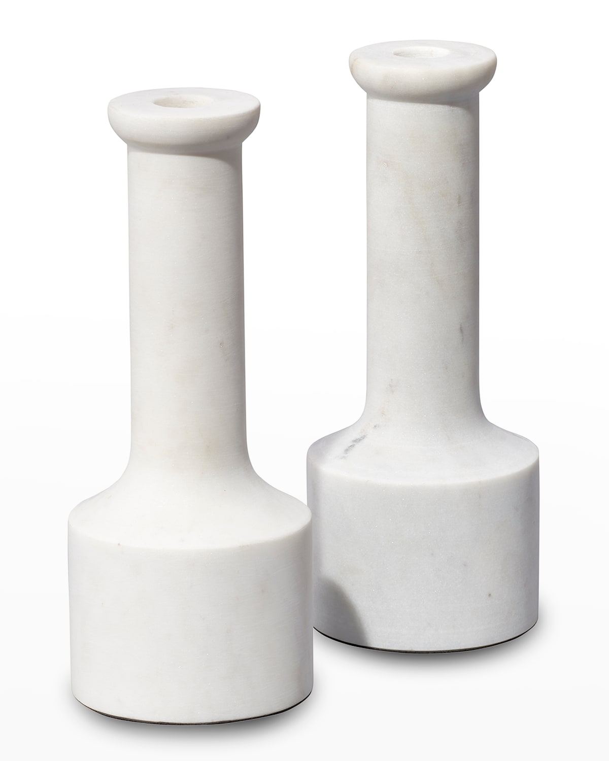 Jamie Young Trumpet Candlesticks, Set Of 2 In White